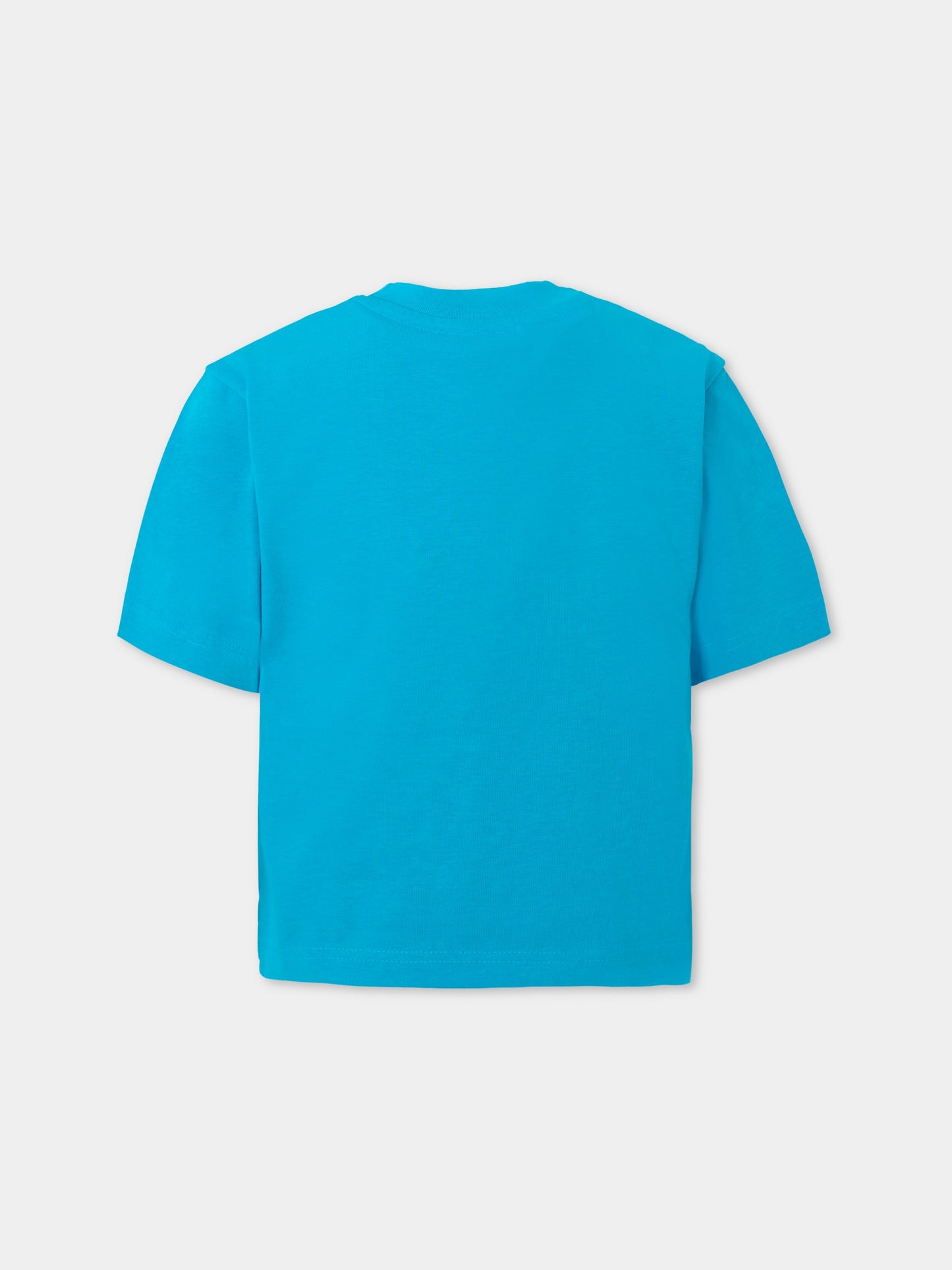 T-shirt azzurra per bambino con logo,Marc Jacobs,W60451 126