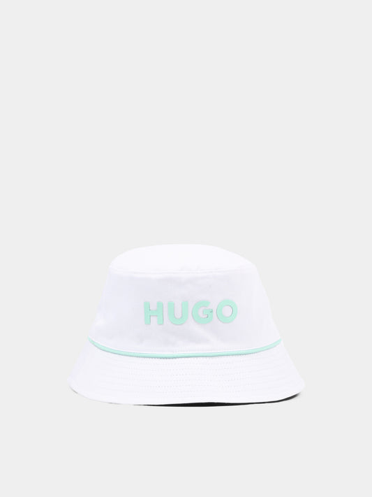 Cloche nera per bambini con logo,Hugo,G01165 09B