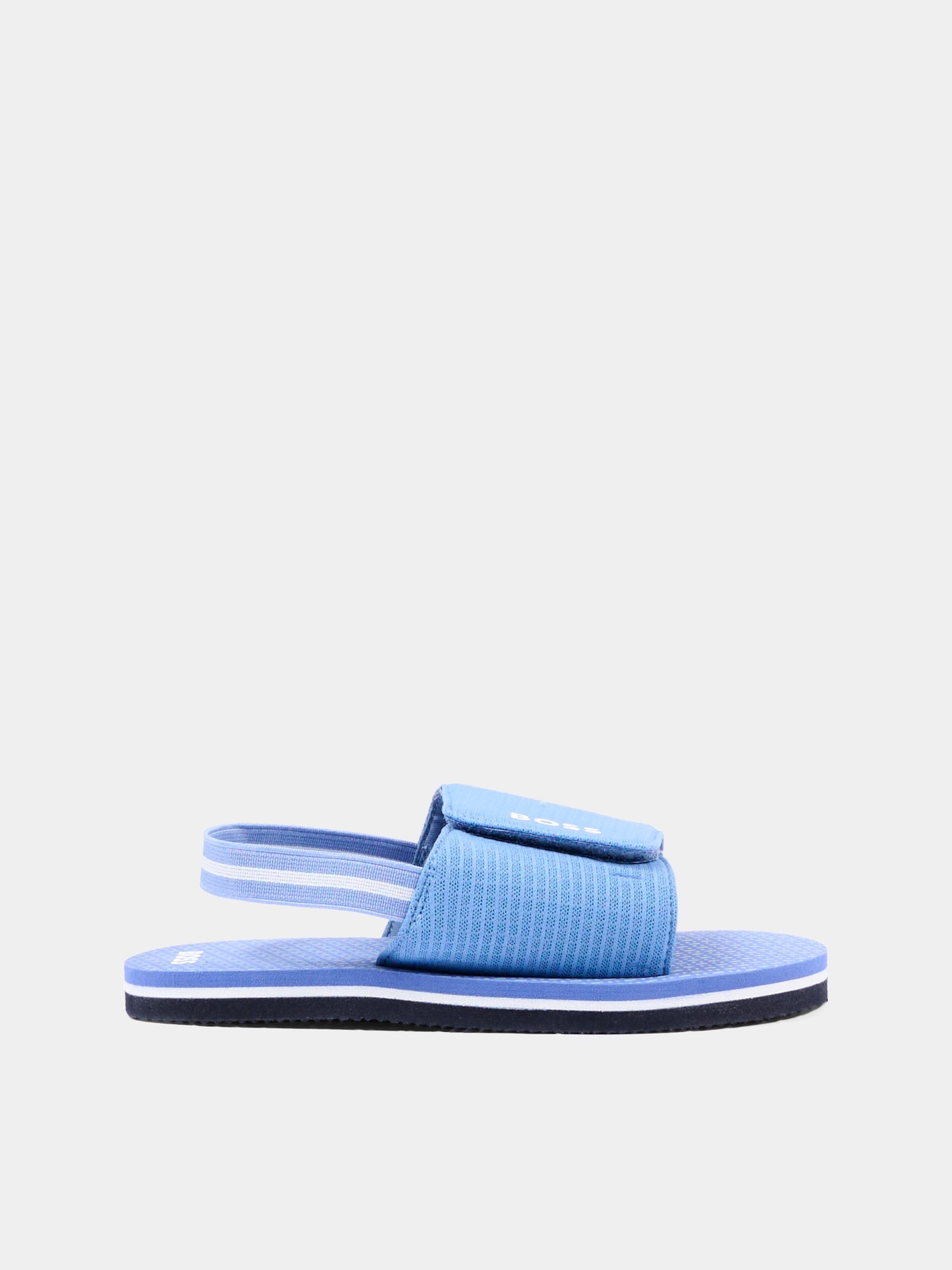 Sandali celesti per bambino con logo,Boss,J52820 881