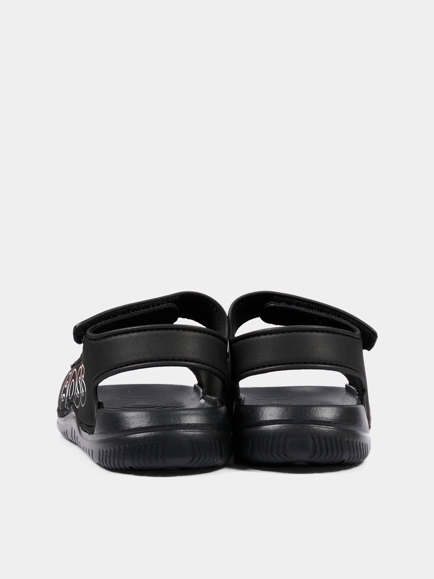 Sandali neri per bambino con logo,Boss,J52821 09B