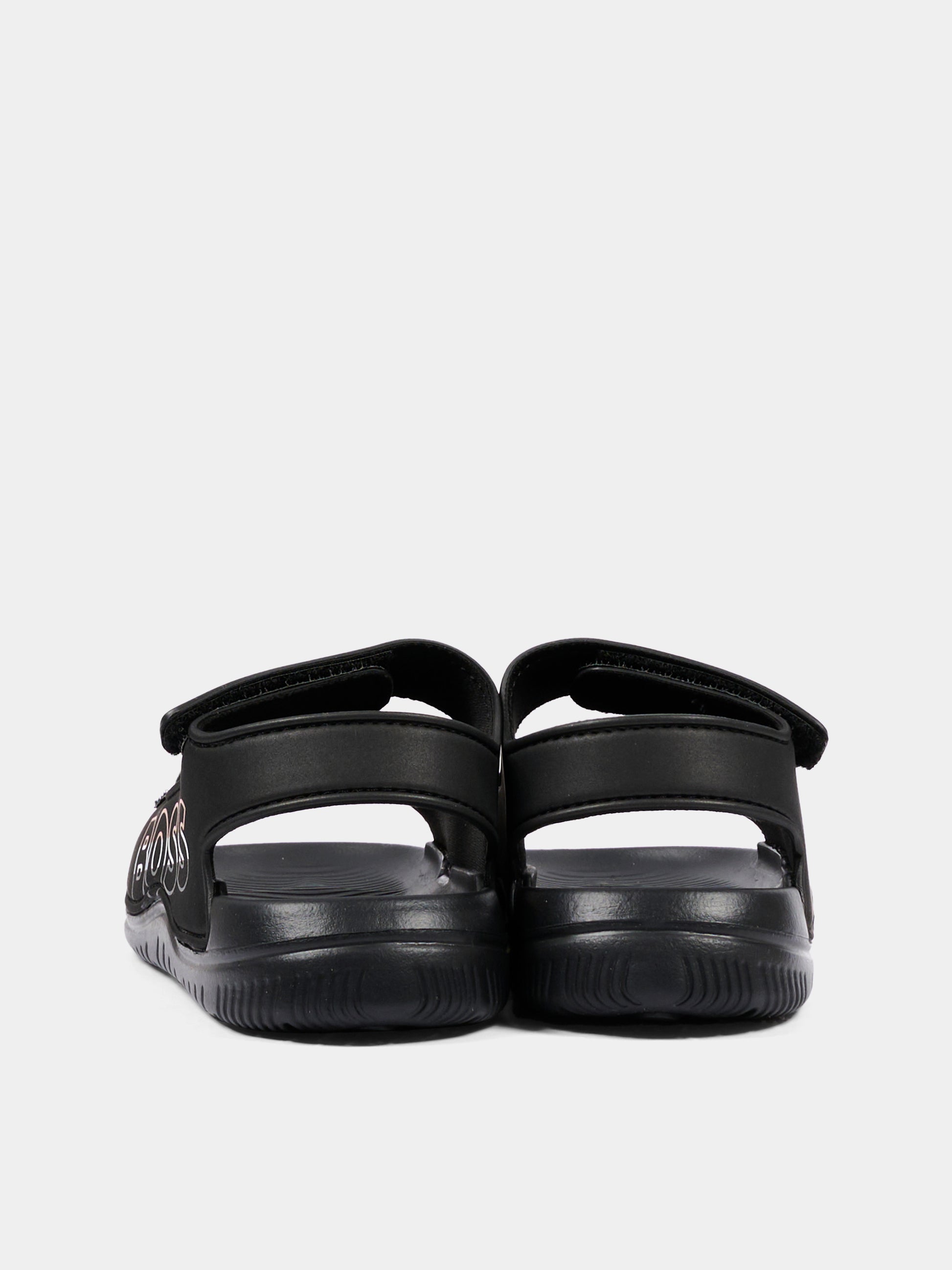Sandali neri per bambino con logo,Boss,J52821 09B
