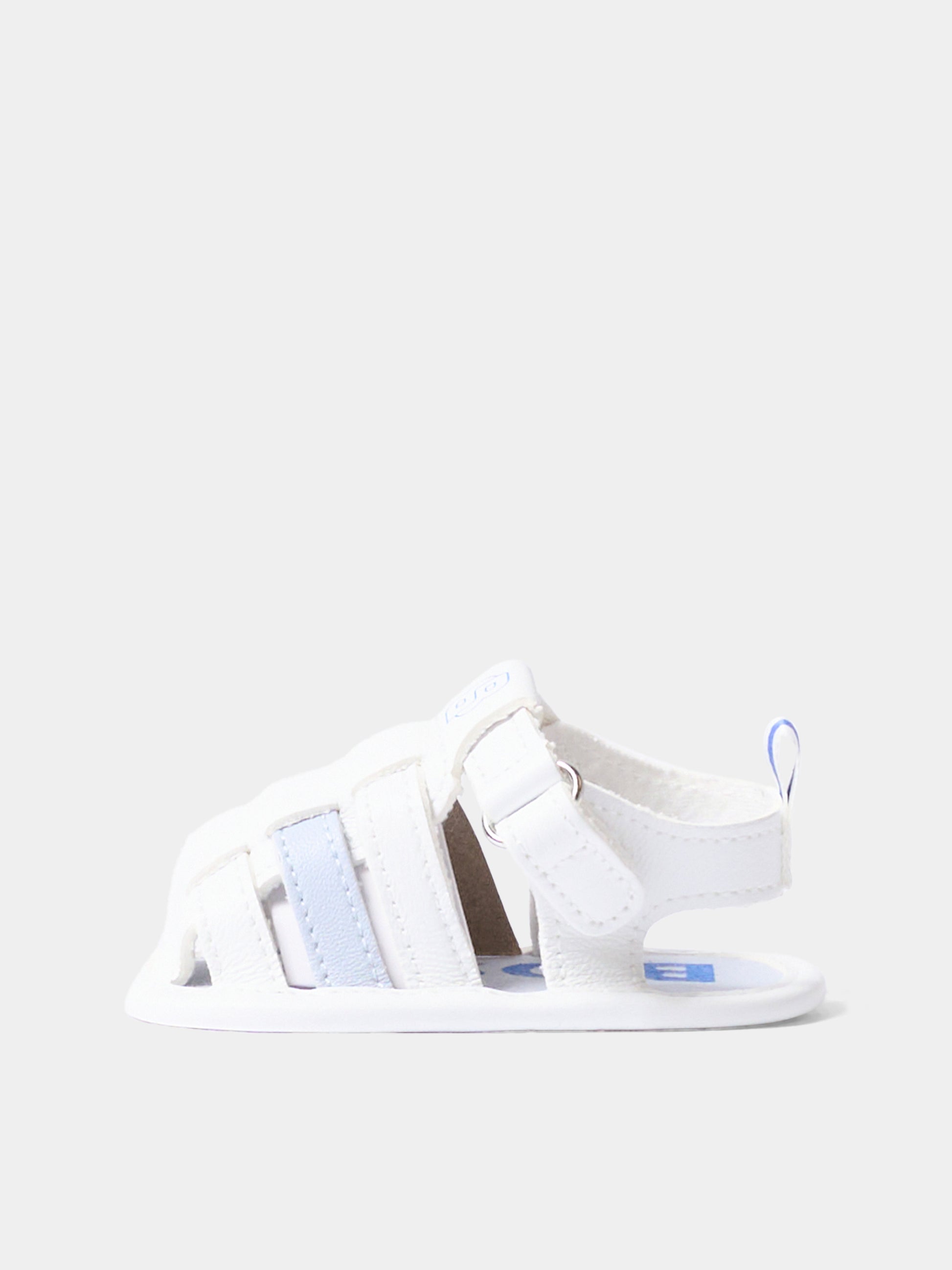 Sandali multicolor per neonato con logo,Boss,J52834 813