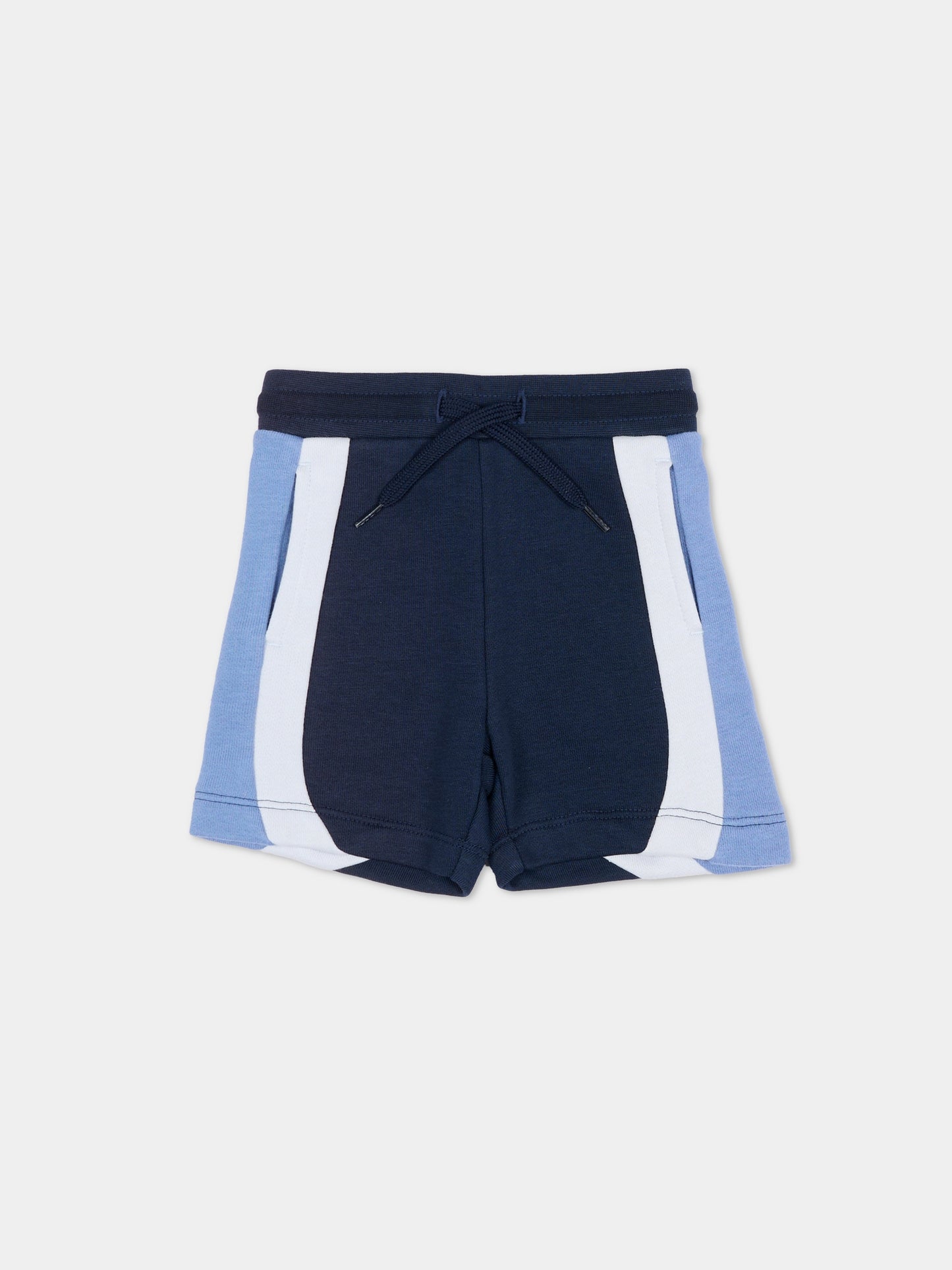 Shorts blu per neonato con logo,Boss,J52873 849