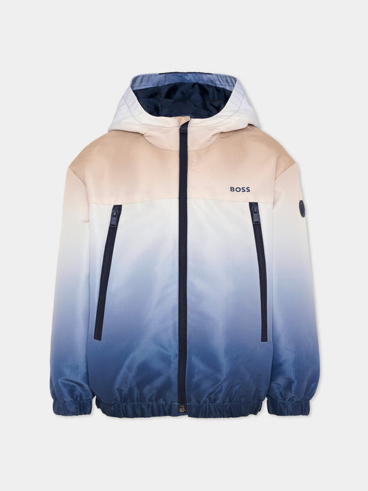 Giacca a vento multicolor per bambino,Boss,J52999 78K