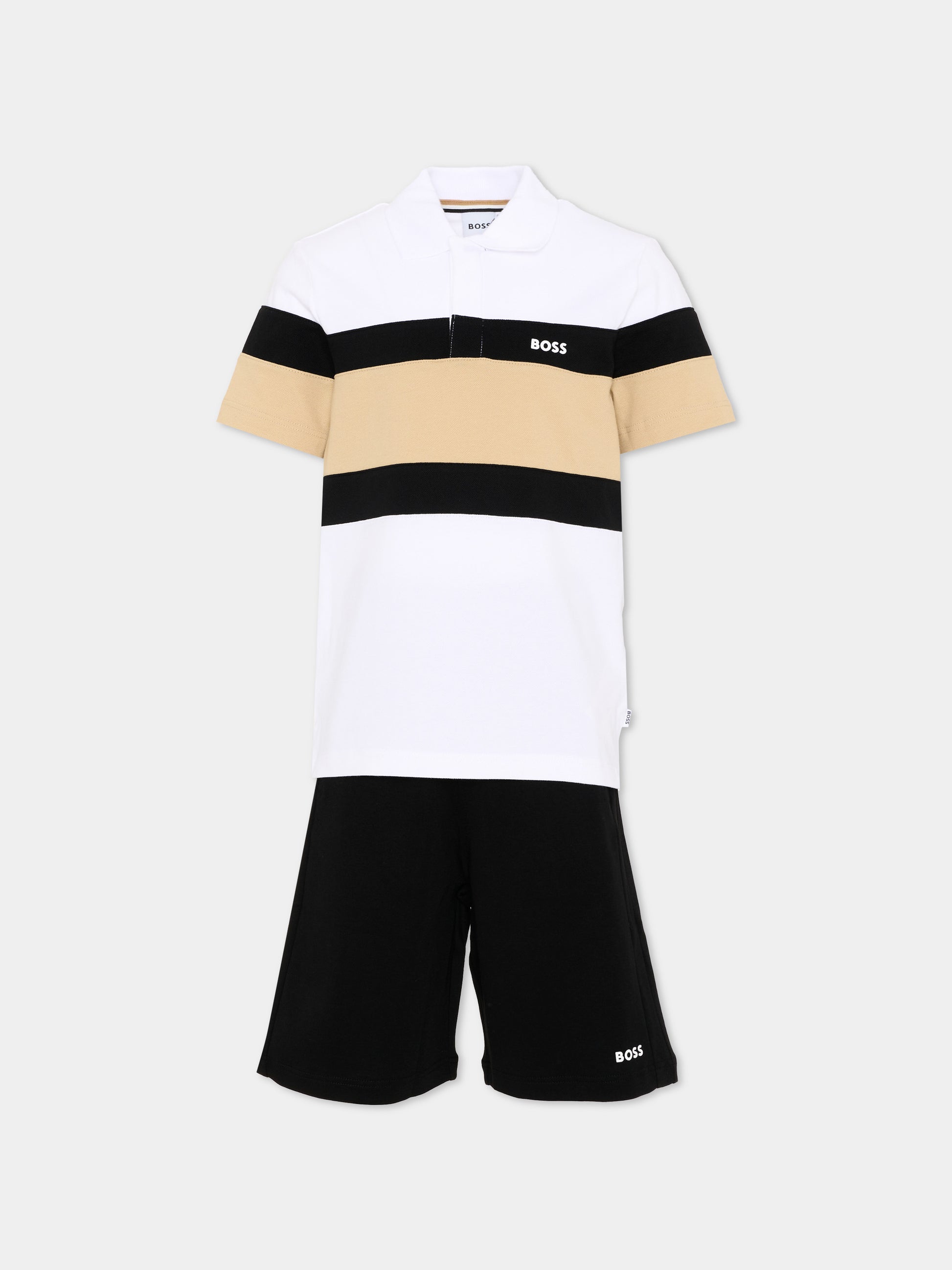 Completo sportivo multicolor per bambino,Boss,J53009 09B