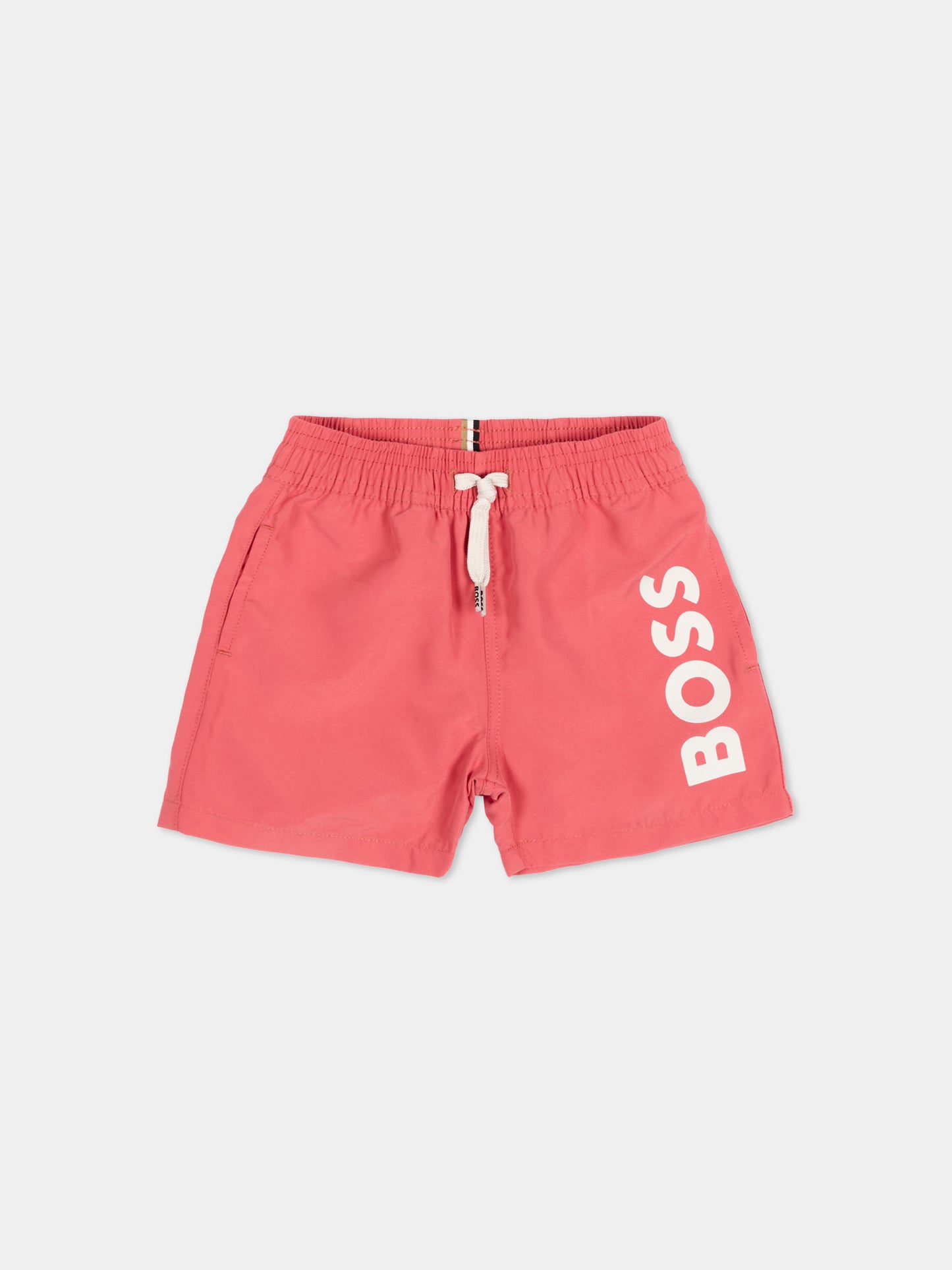 Boxer mare rosso per neonato con logo,Boss,J53172 48B