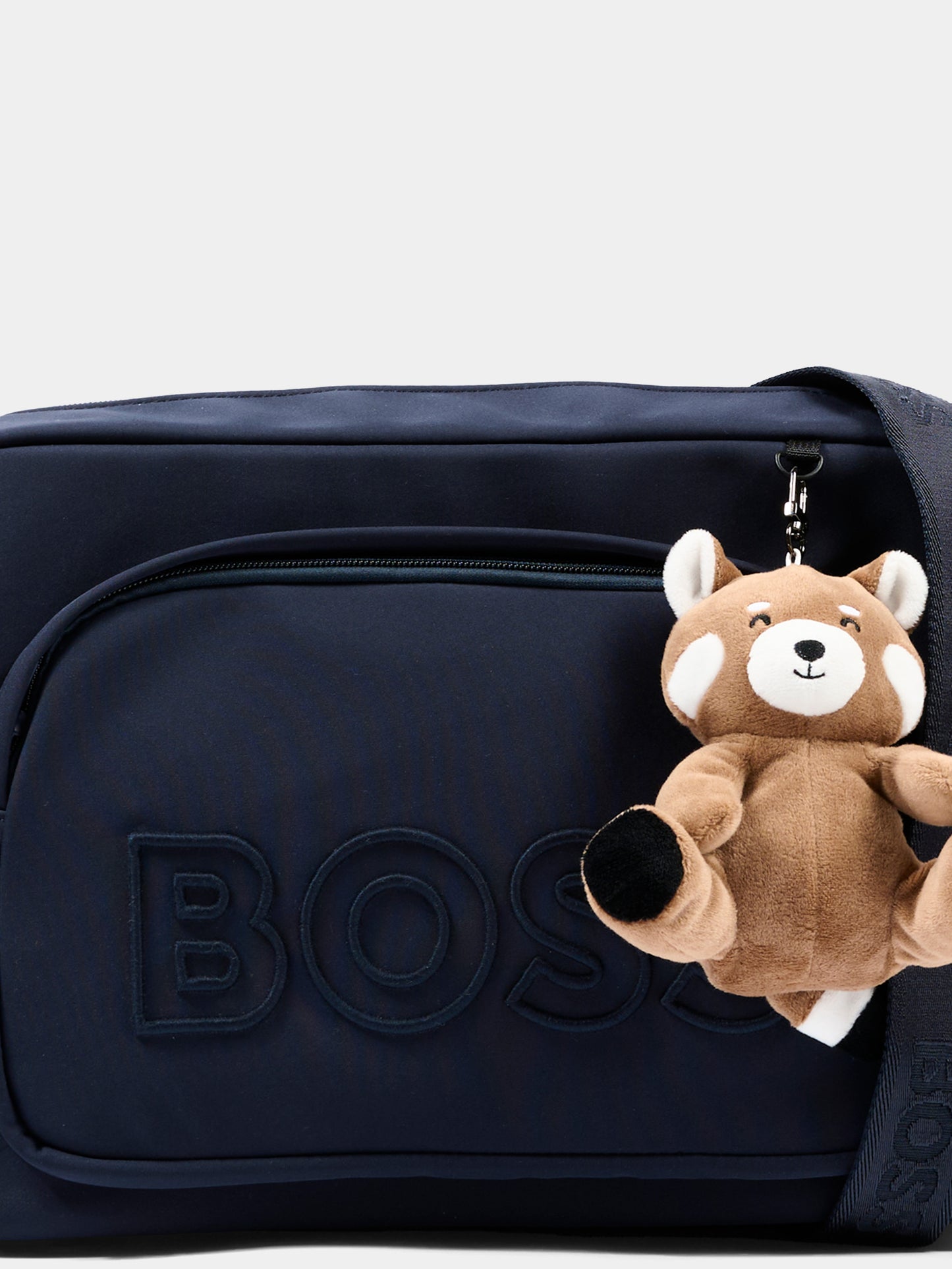 Borsa mamma blu per neonati con logo,Boss,J53178 849