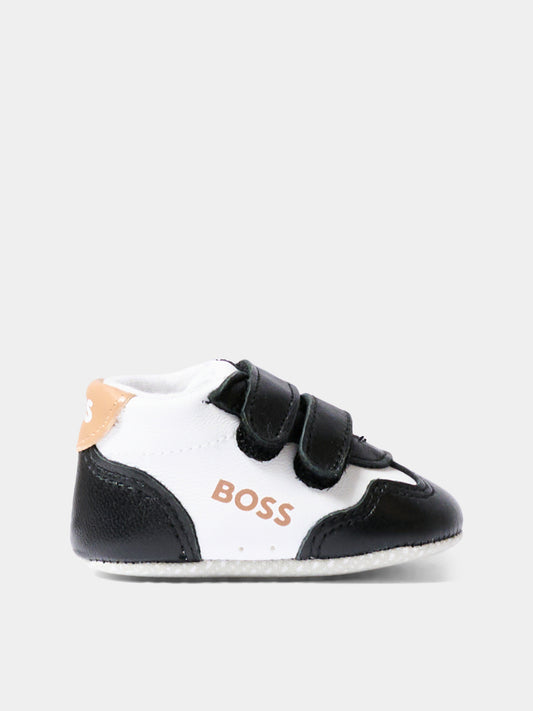 Sneakers nere per neonato con logo,Boss,J53243 09B