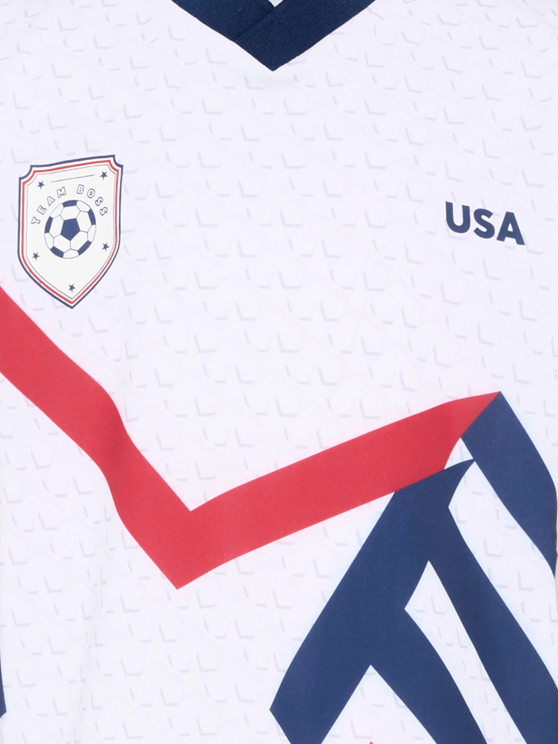 T-Shirt bianca USA per bambino stampa,Boss,J53256 10P