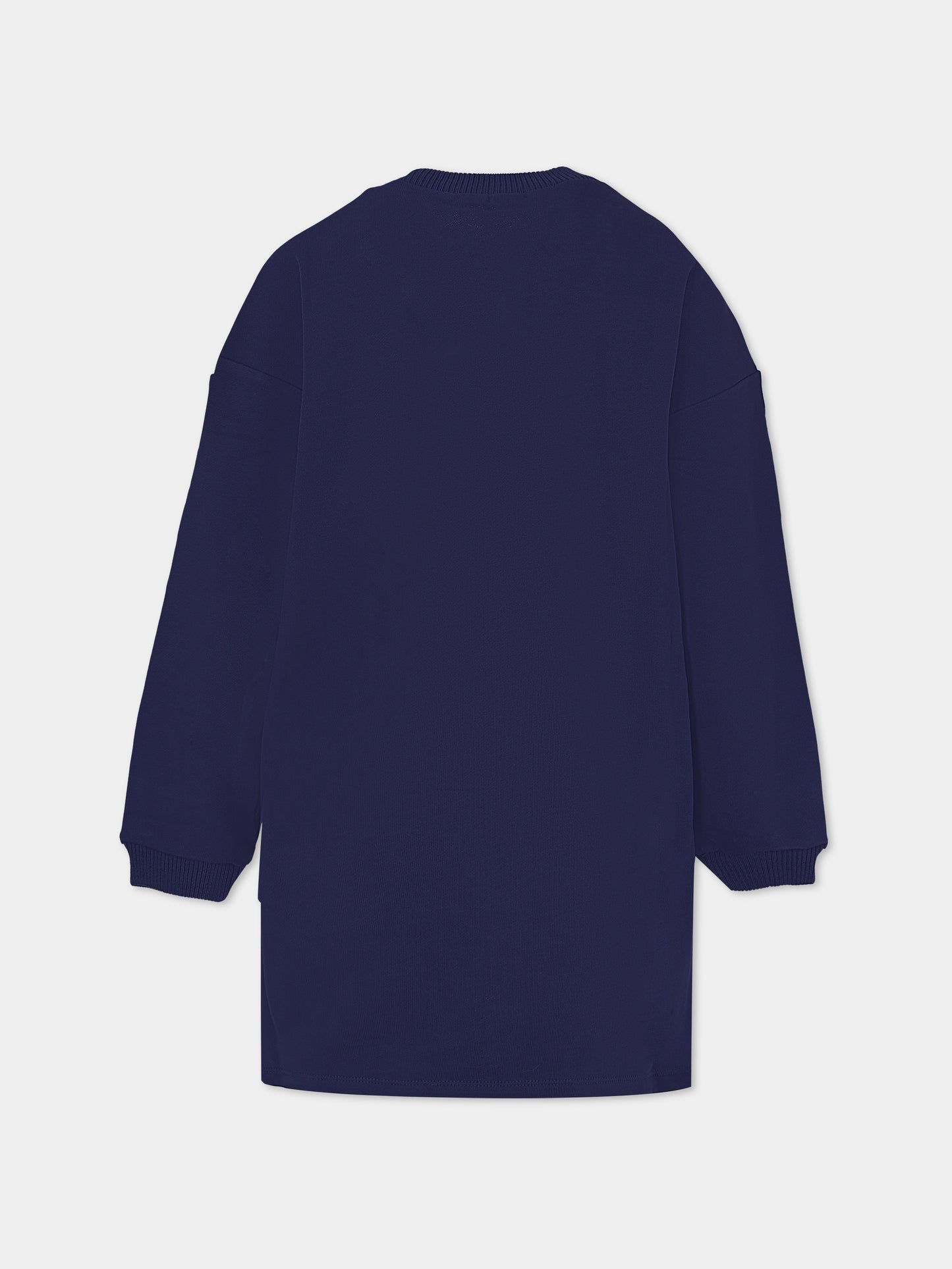 Vestito blu per bambina con cuori,Billieblush,U20509 85T