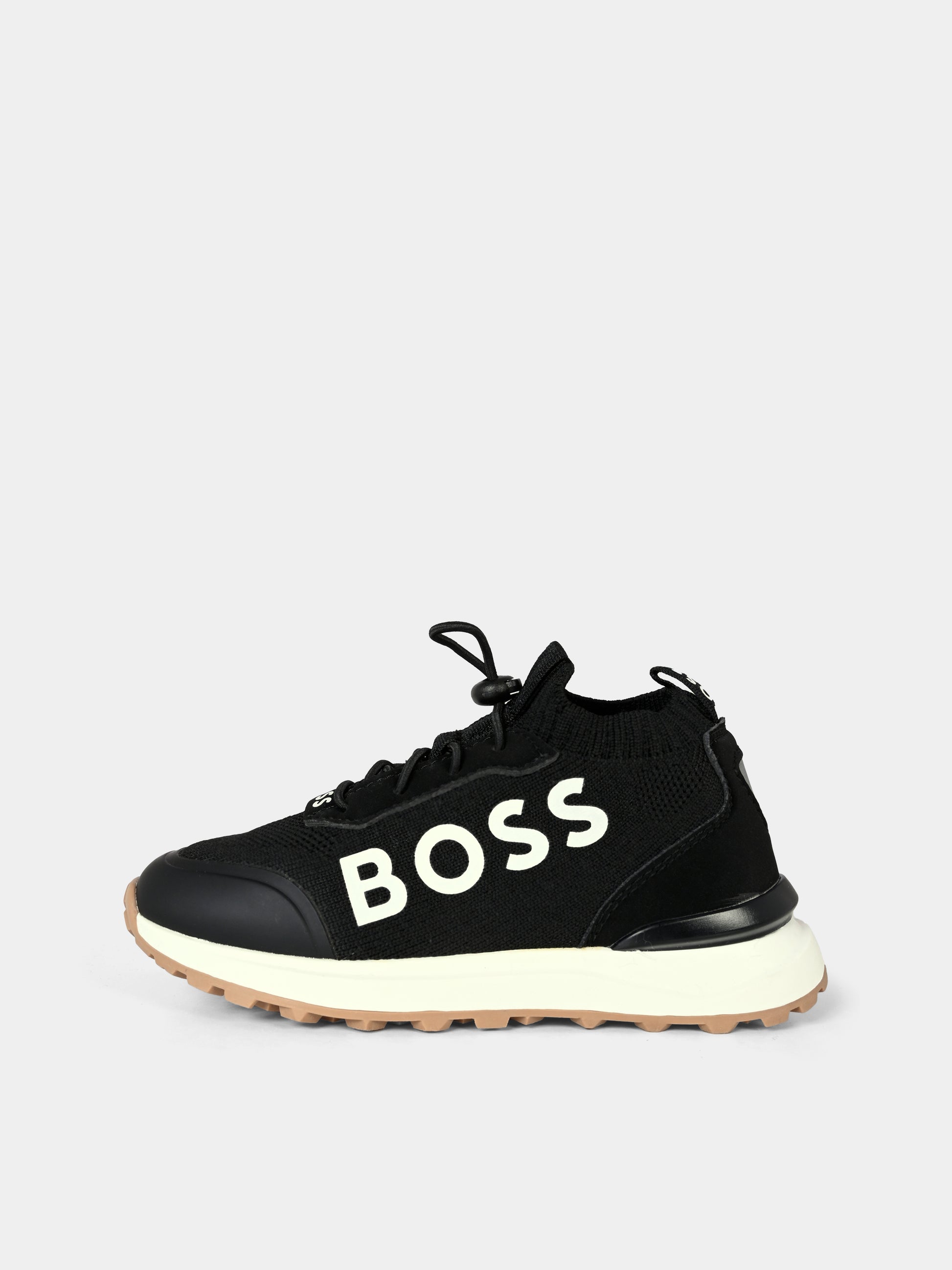Sneakers nere per bambino con logo,Boss,J51327 09B