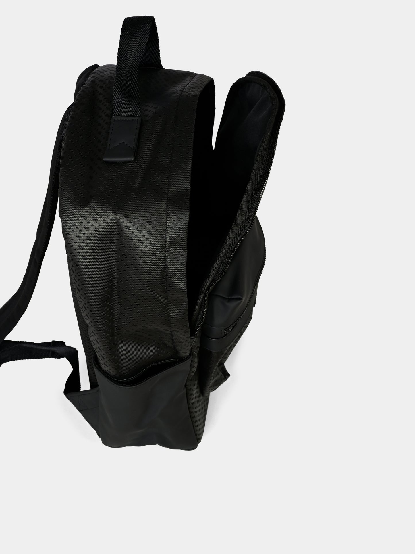 Zaino nero per bambino con logo,Boss,J51582 09B