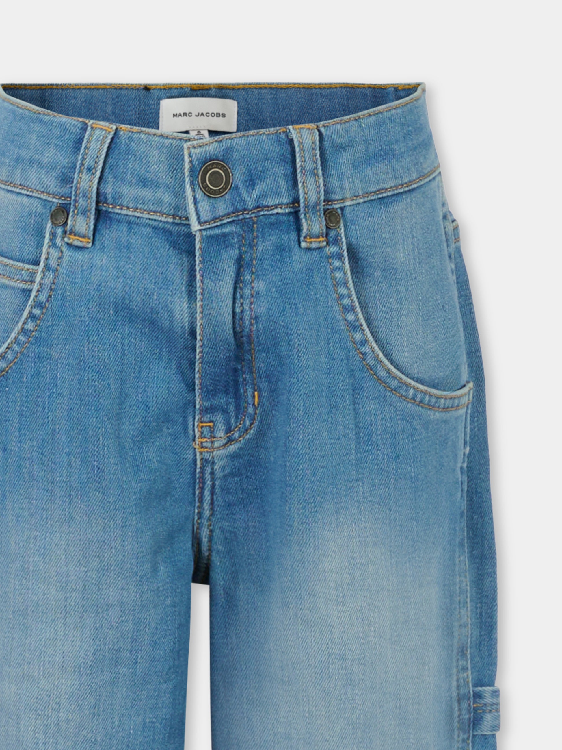 Jeans denim per bambini con logo,Marc Jacobs,W60275 Z10