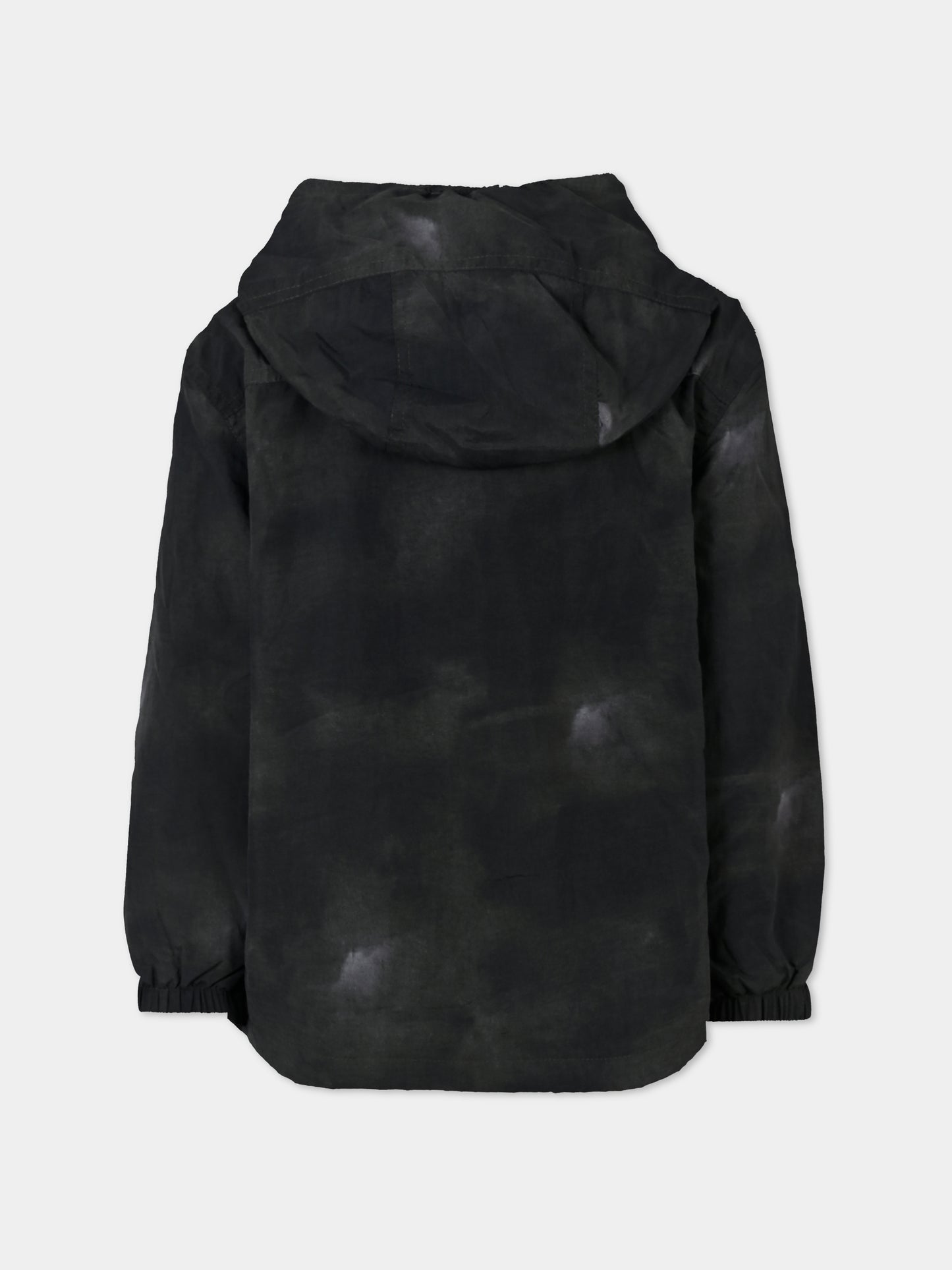 Giacca a vento nera per bambino con smile,Marc Jacobs,W60298 09B