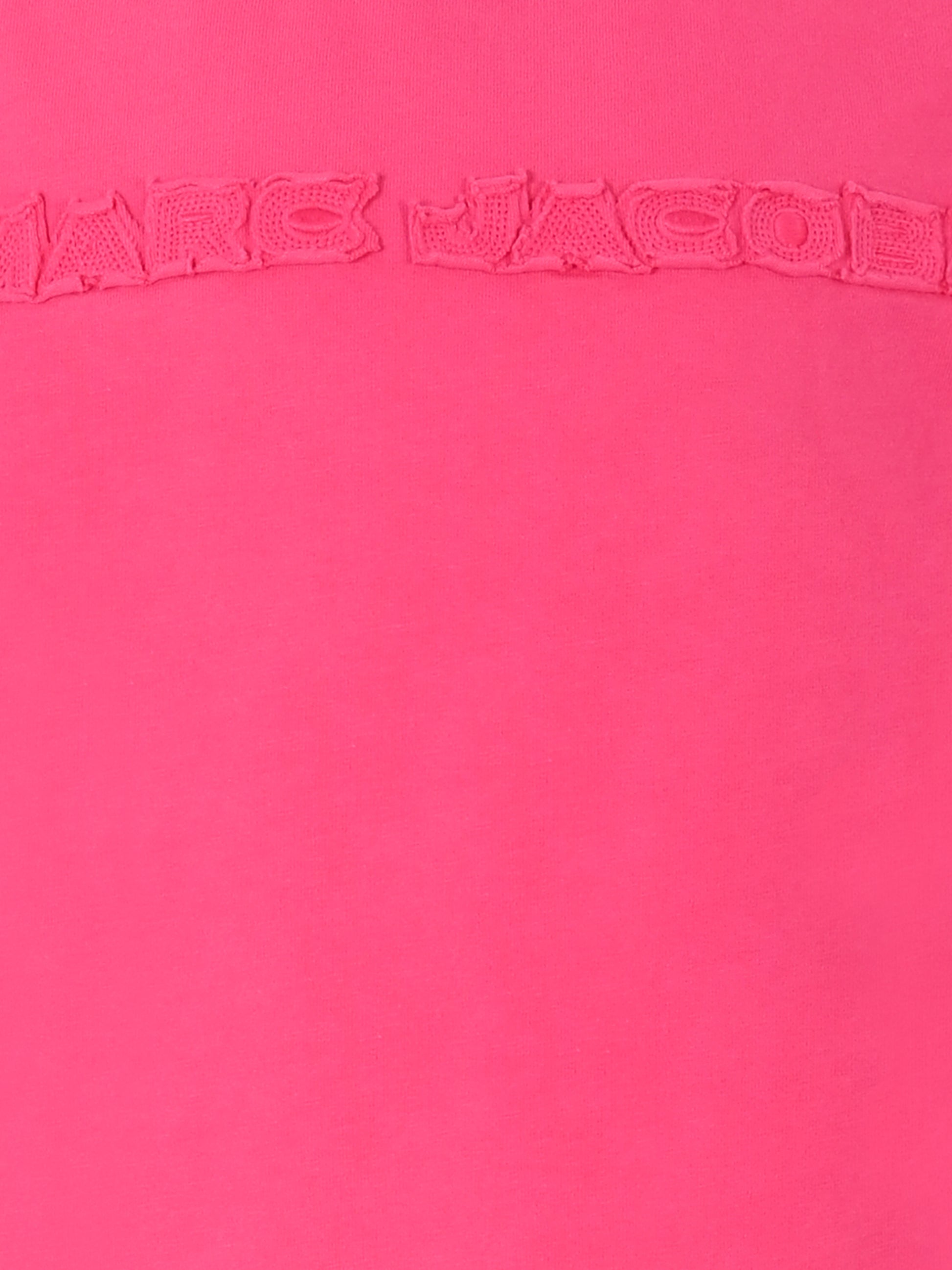 T-shirt fucsia per bambina con logo,Marc Jacobs,W60305 433