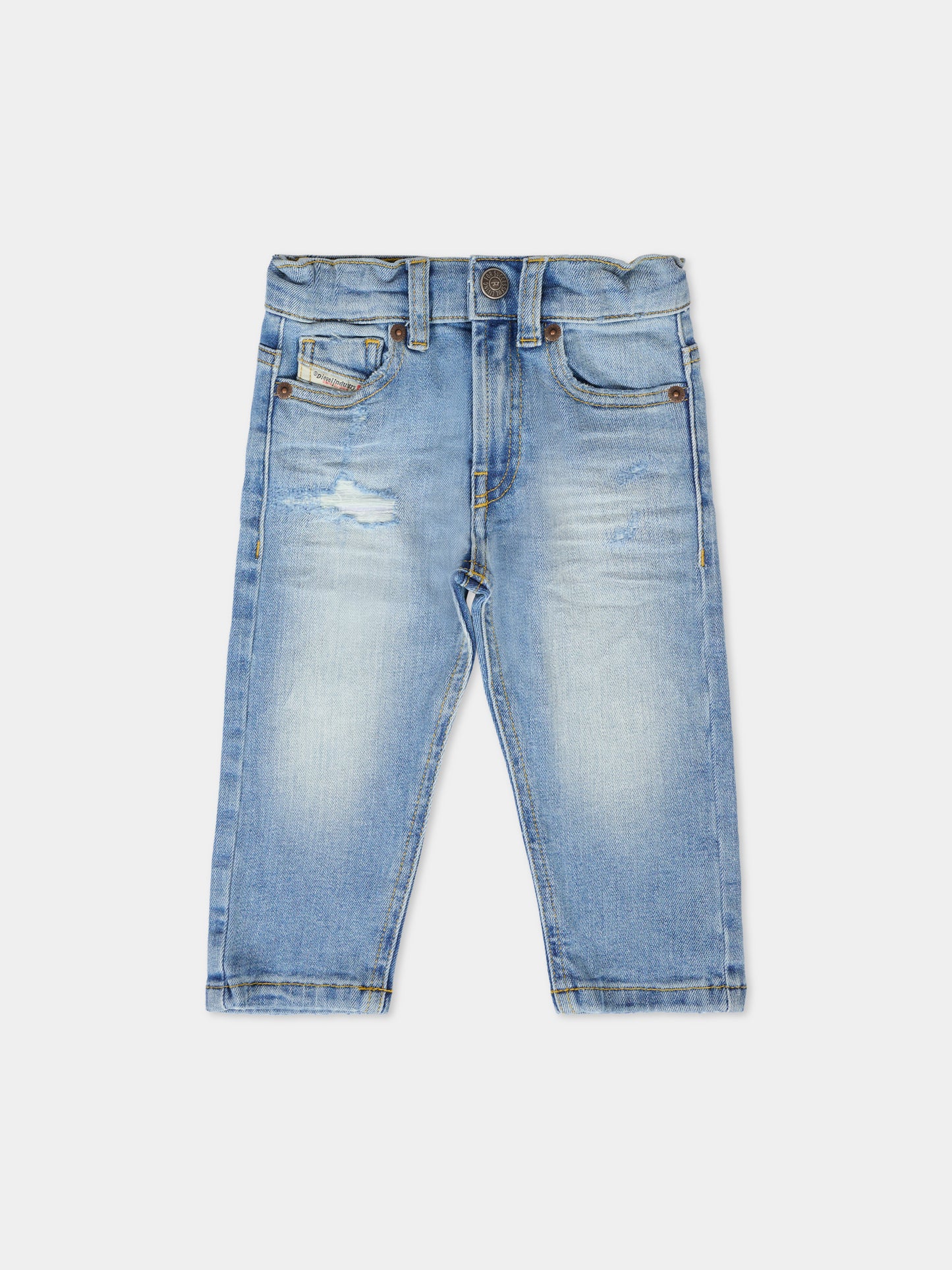 Jeans denim per neonato con logo,Diesel,K00238 KXBNY K01