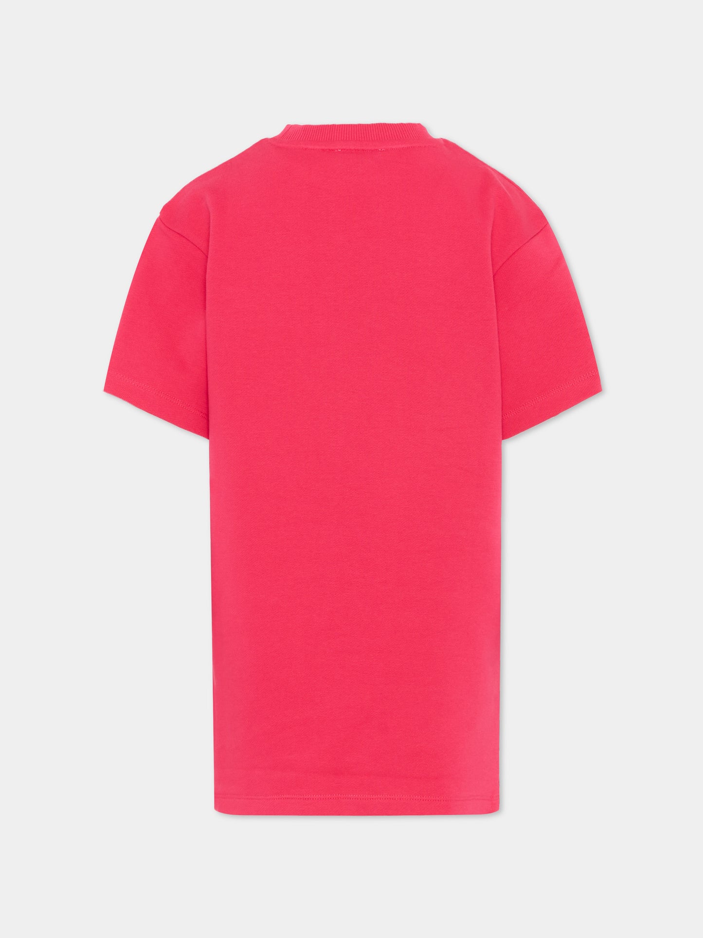 Vestito fucsia per bambina con logo,Marc Jacobs,W60718 437