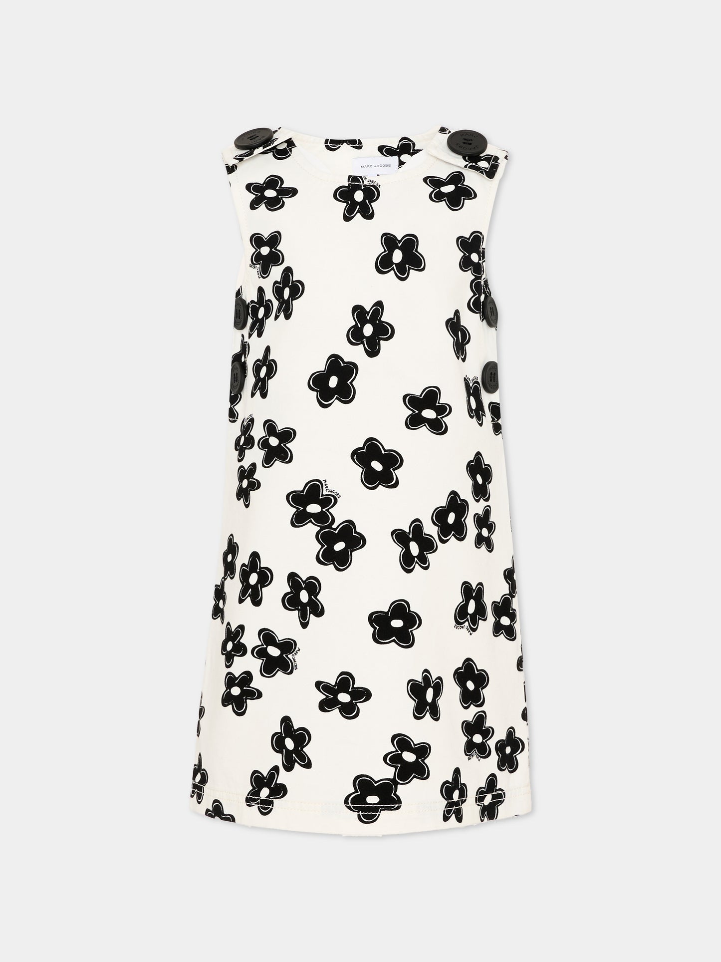 Vestito multicolor per bambina con fiori,Marc Jacobs,W60721 126