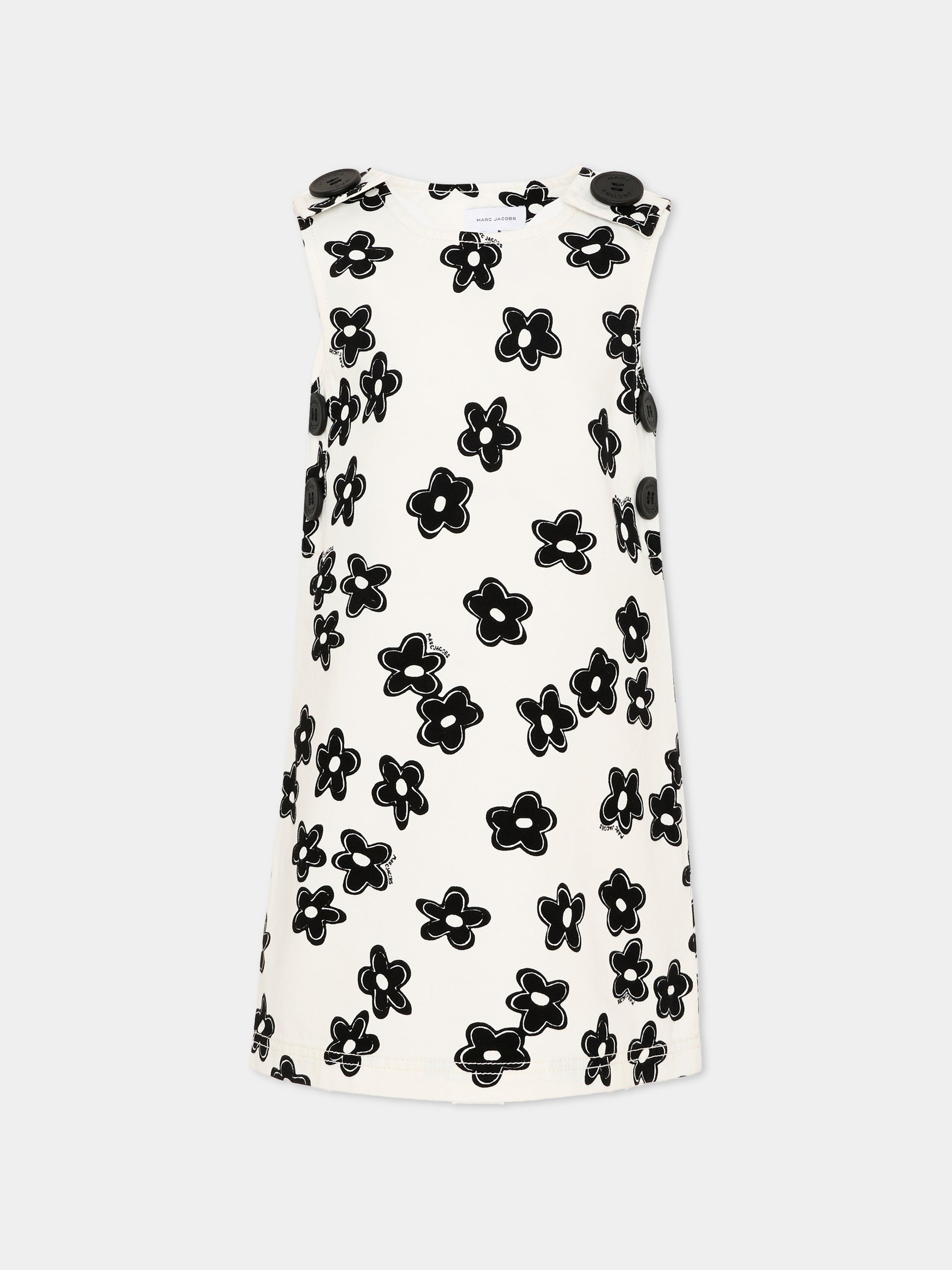 Vestito multicolor per bambina con fiori,Marc Jacobs,W60721 126