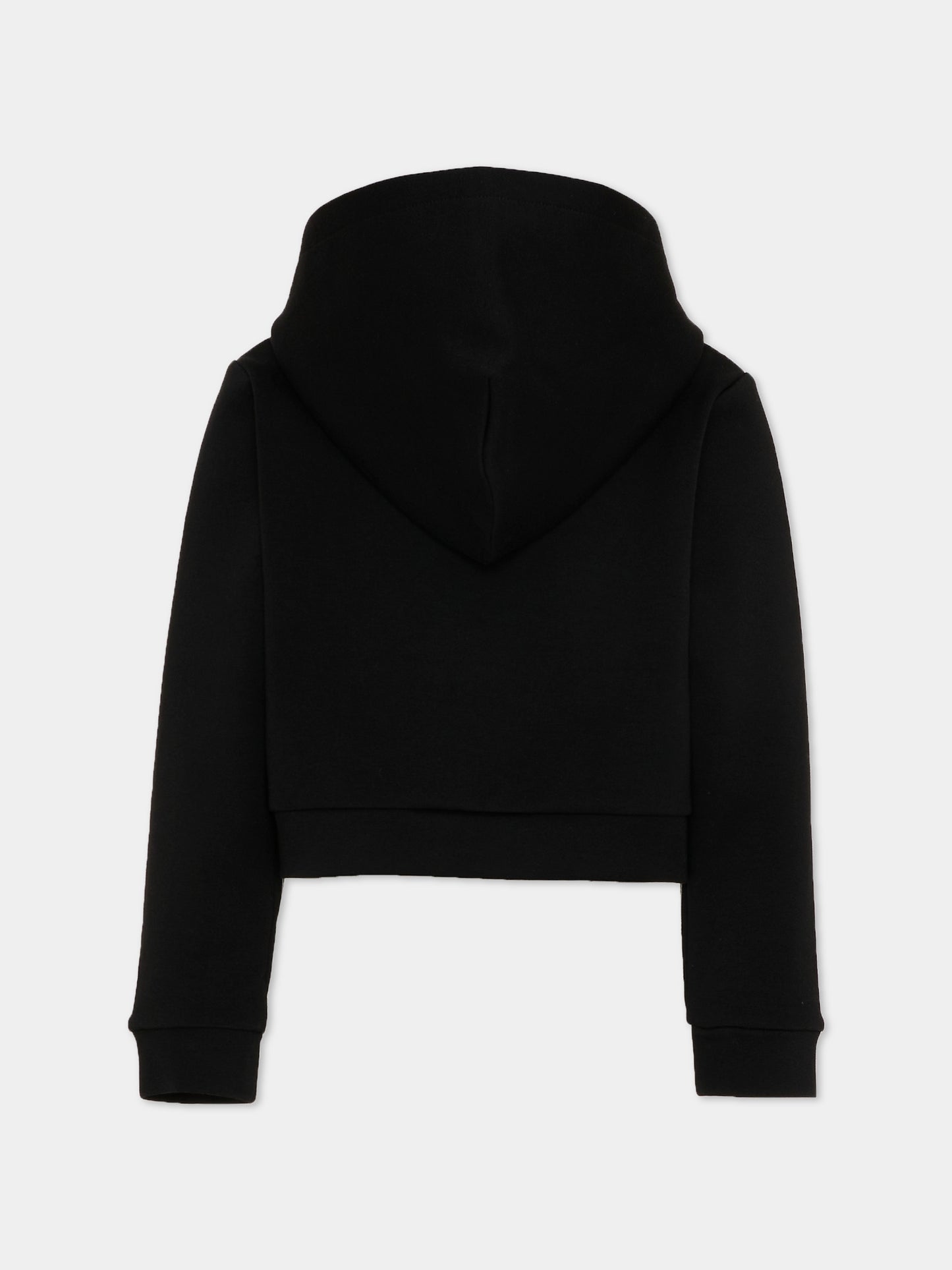 Felpa nera per bambina con logo,Marc Jacobs,W60747 09B