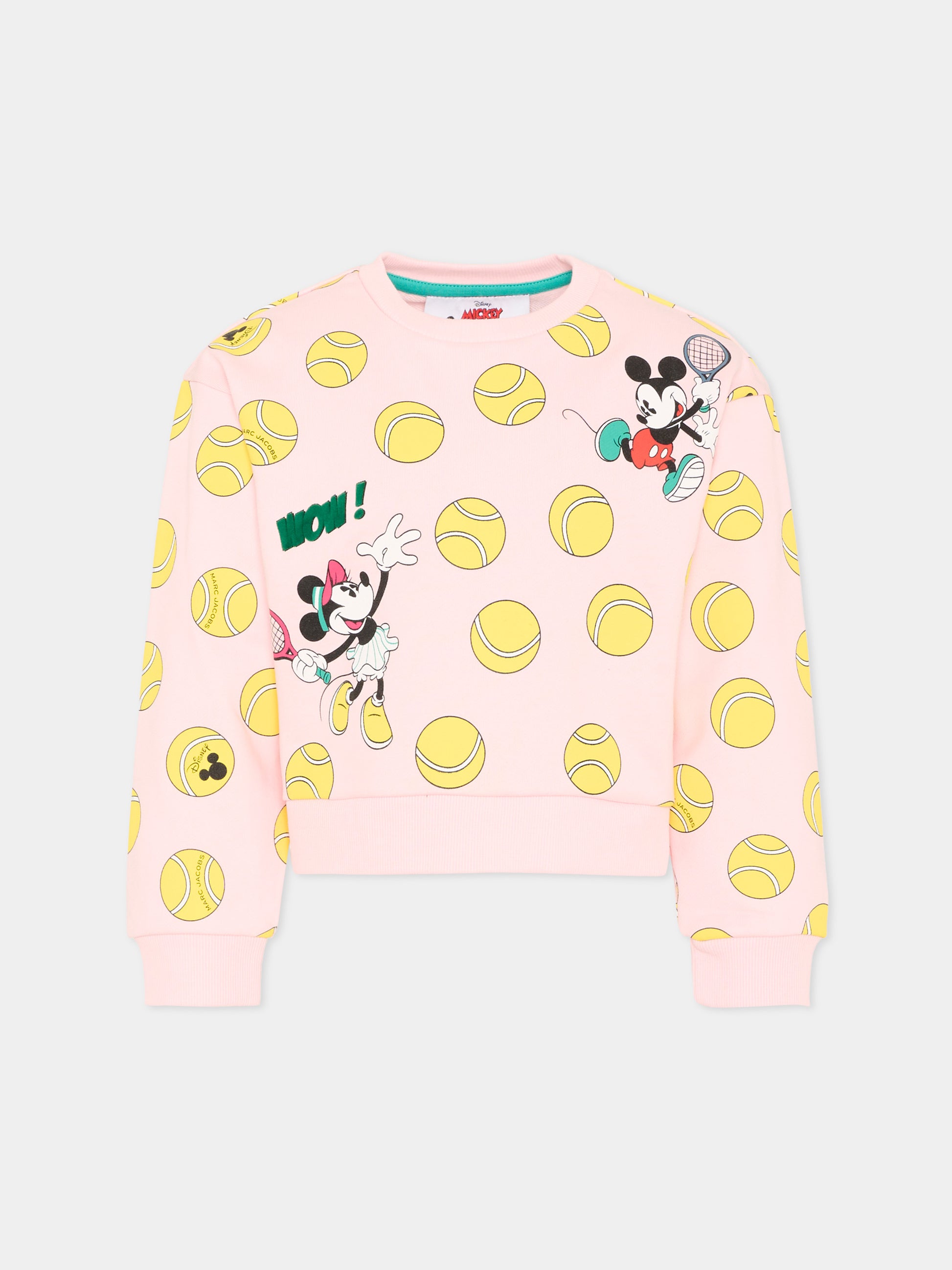 Felpa rosa per bambina con Minnie,Marc Jacobs,W60748 475