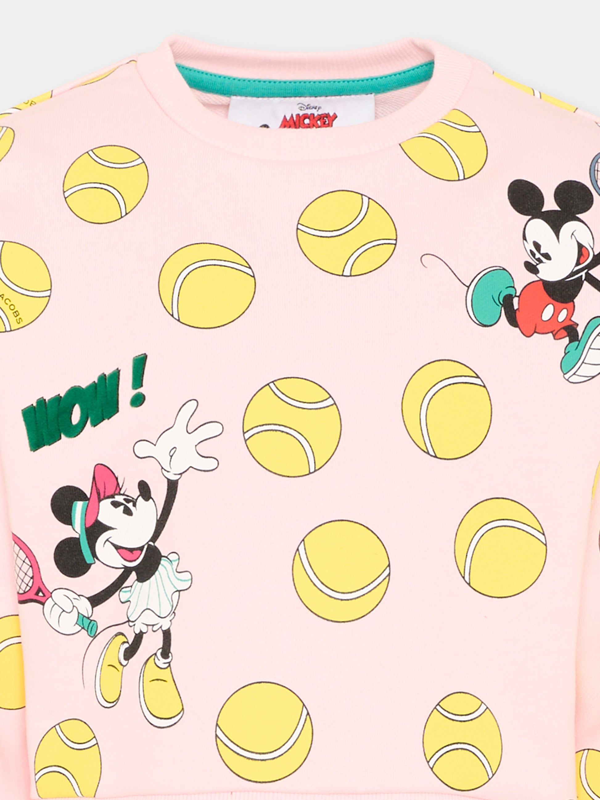Felpa rosa per bambina con Minnie,Marc Jacobs,W60748 475