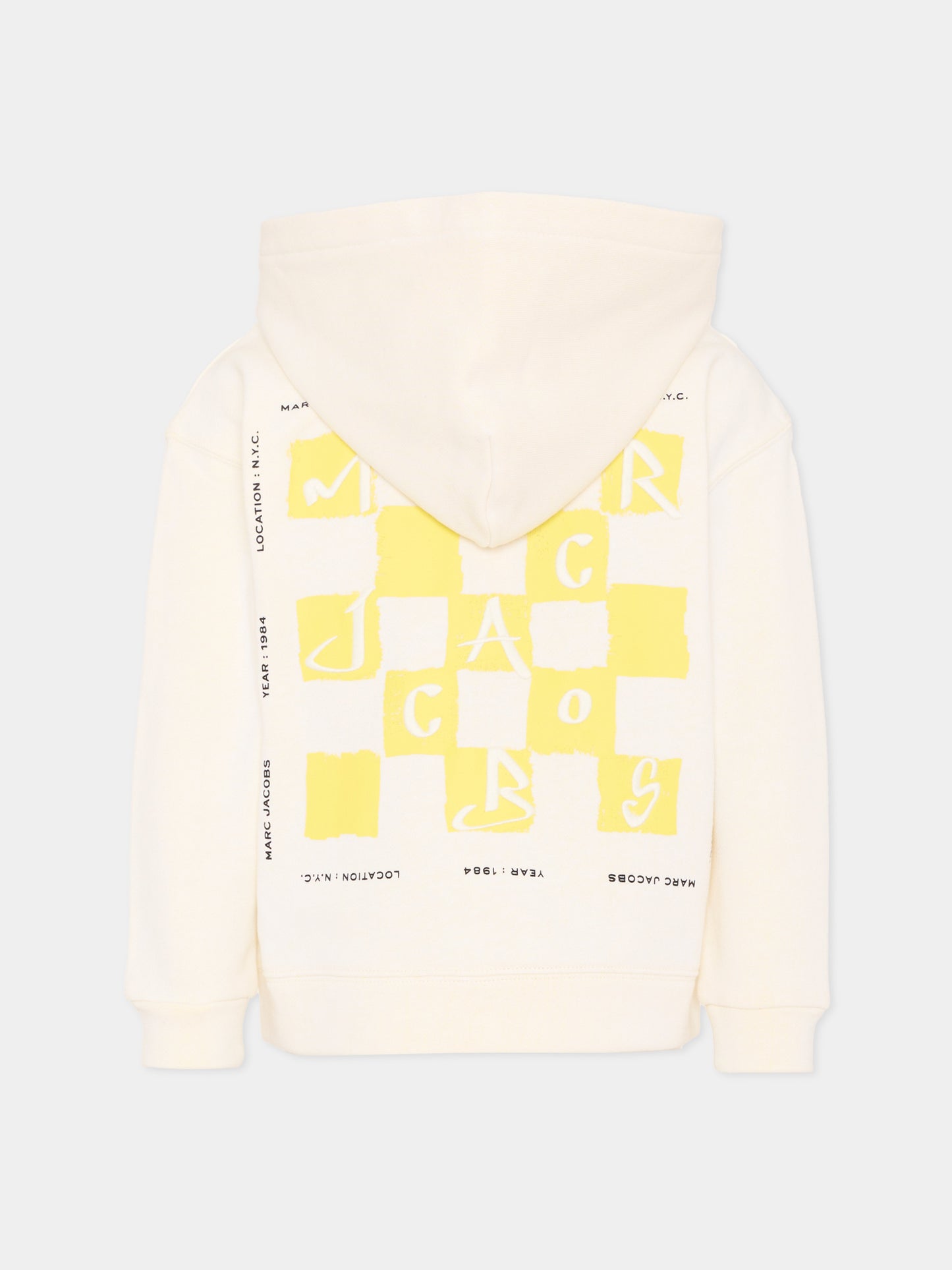 Felpa gialla per bambini con logo,Marc Jacobs,W60776 N05