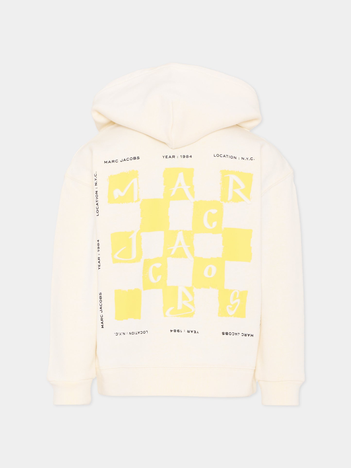 Felpa gialla per bambini con logo,Marc Jacobs,W60776 N05