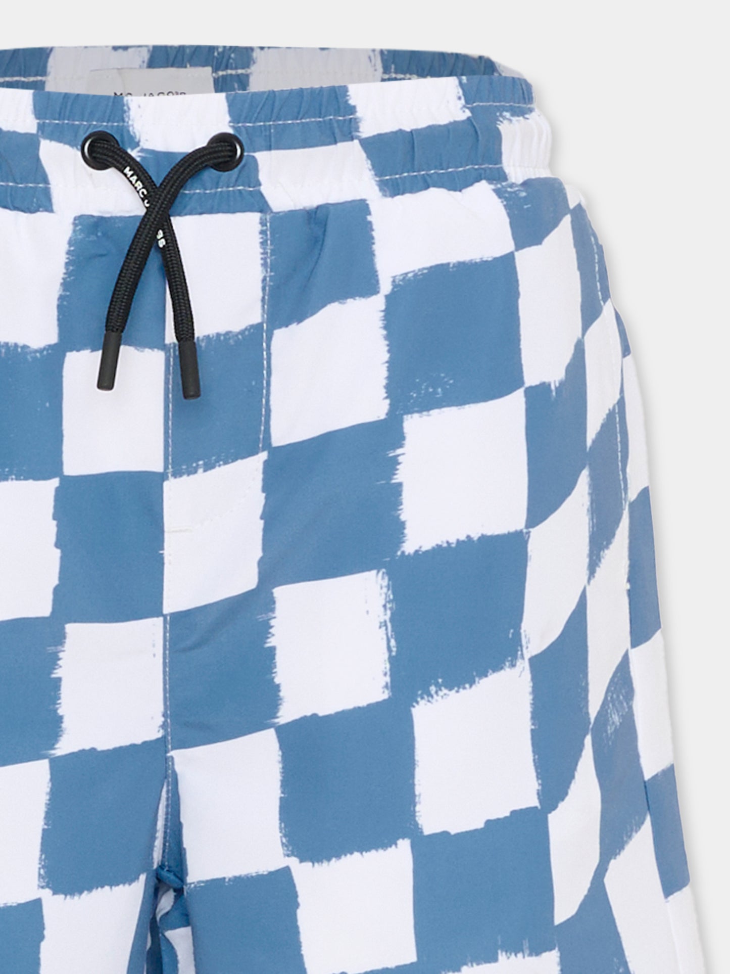 Boxer mare multicolor per bambino con motivo a scacchi,Marc Jacobs,W60802 80B