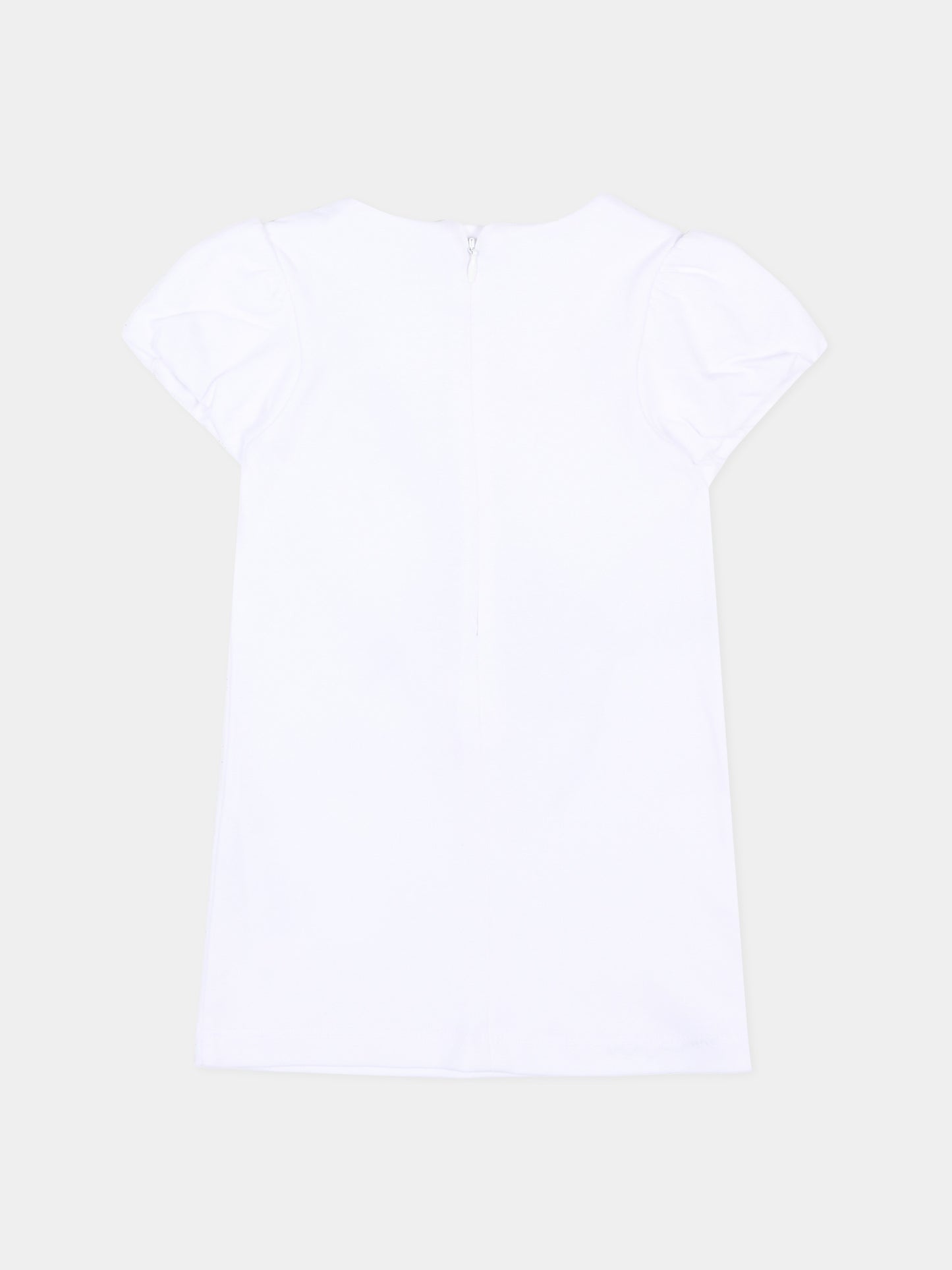 Vestito bianco per neonata con stampa borsa,Marc Jacobs,W60809 10P