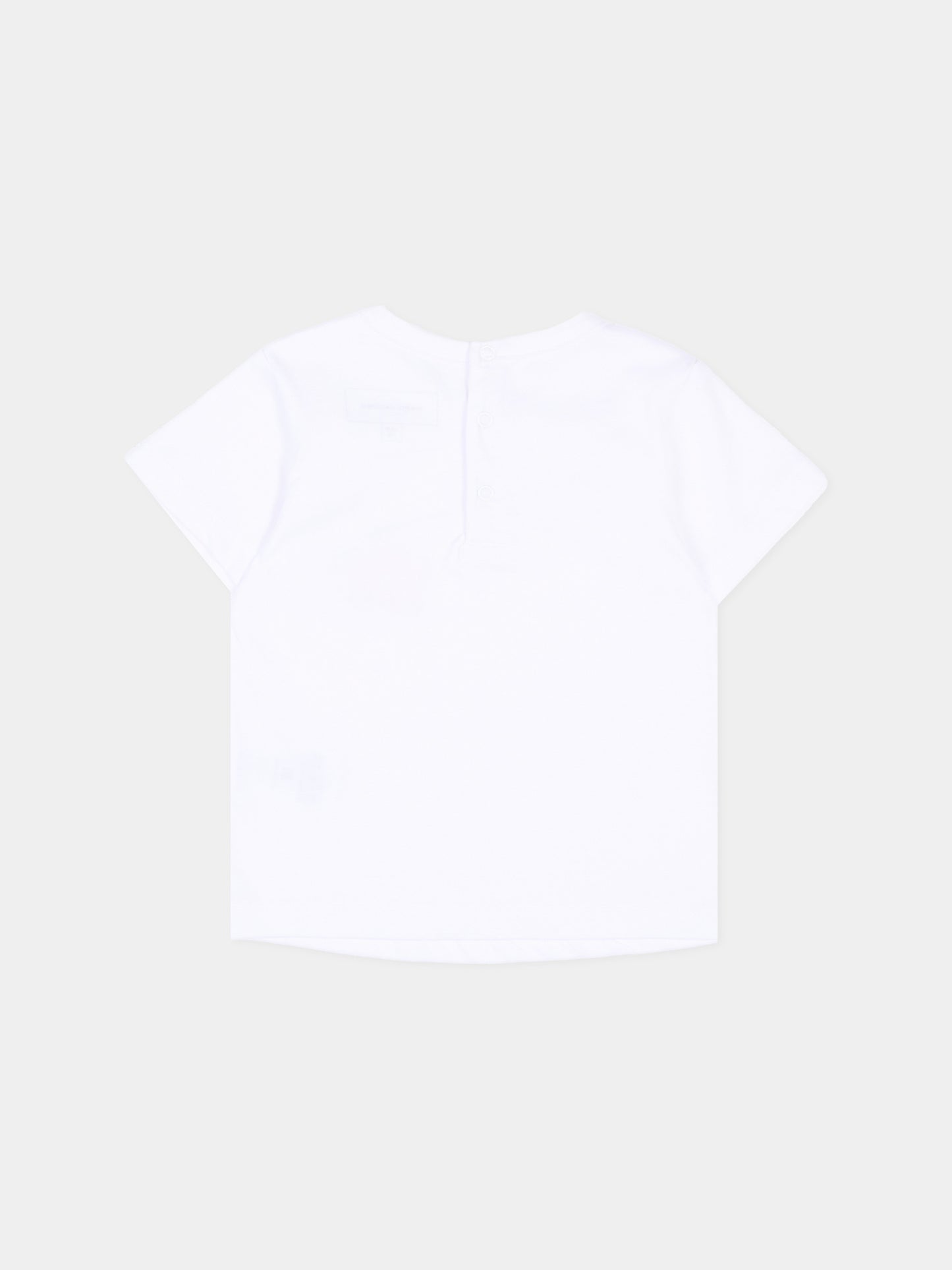 Completo sportivo bianco per neonata con fiori,Marc Jacobs,W60811 10P