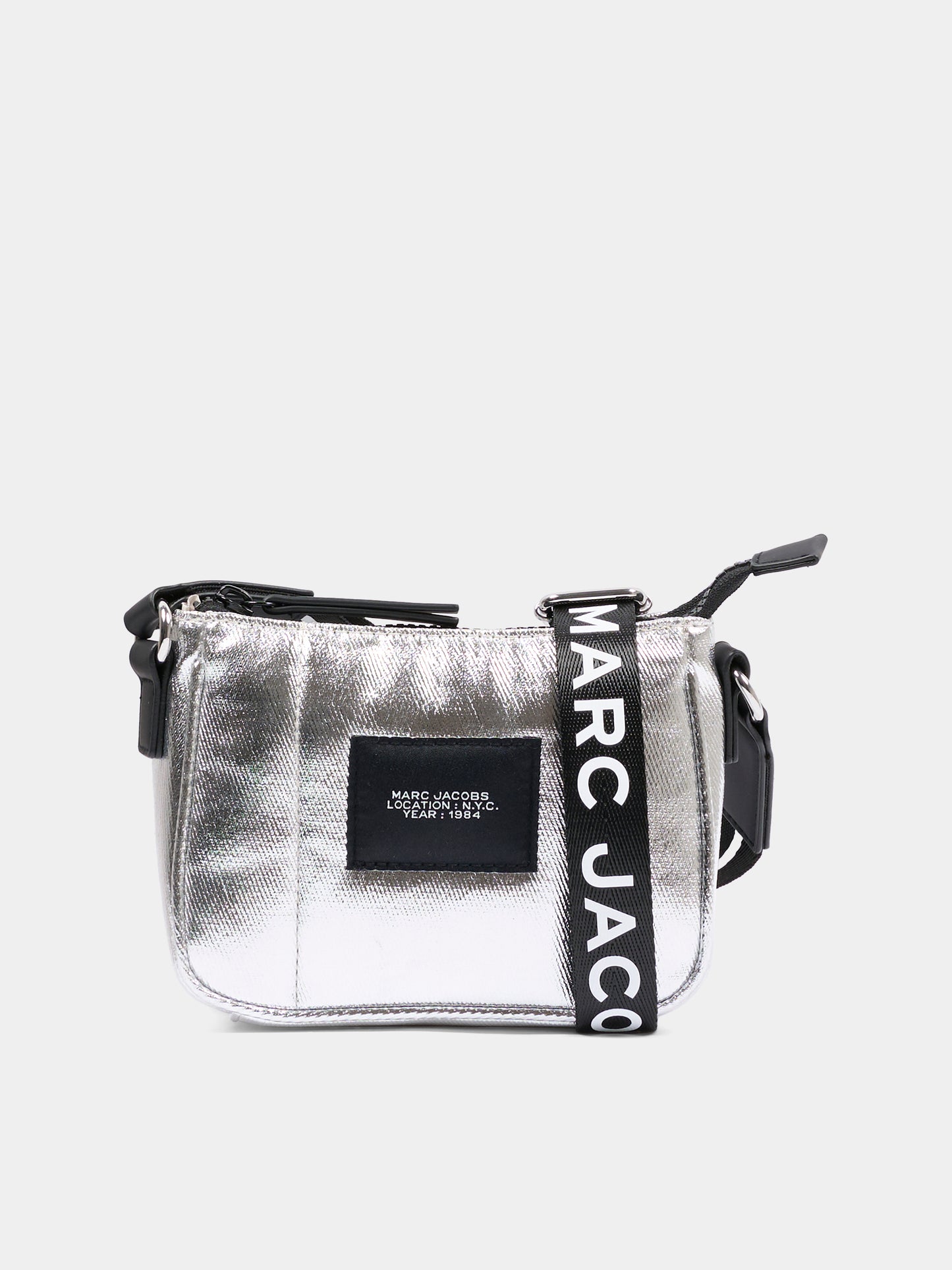 Borsa argento per bambina con logo,Marc Jacobs,W60836 016