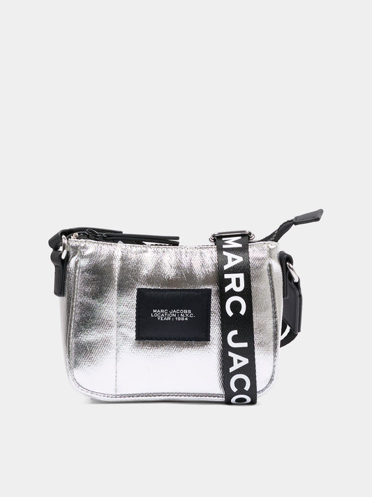 Borsa argento per bambina con logo,Marc Jacobs,W60836 016