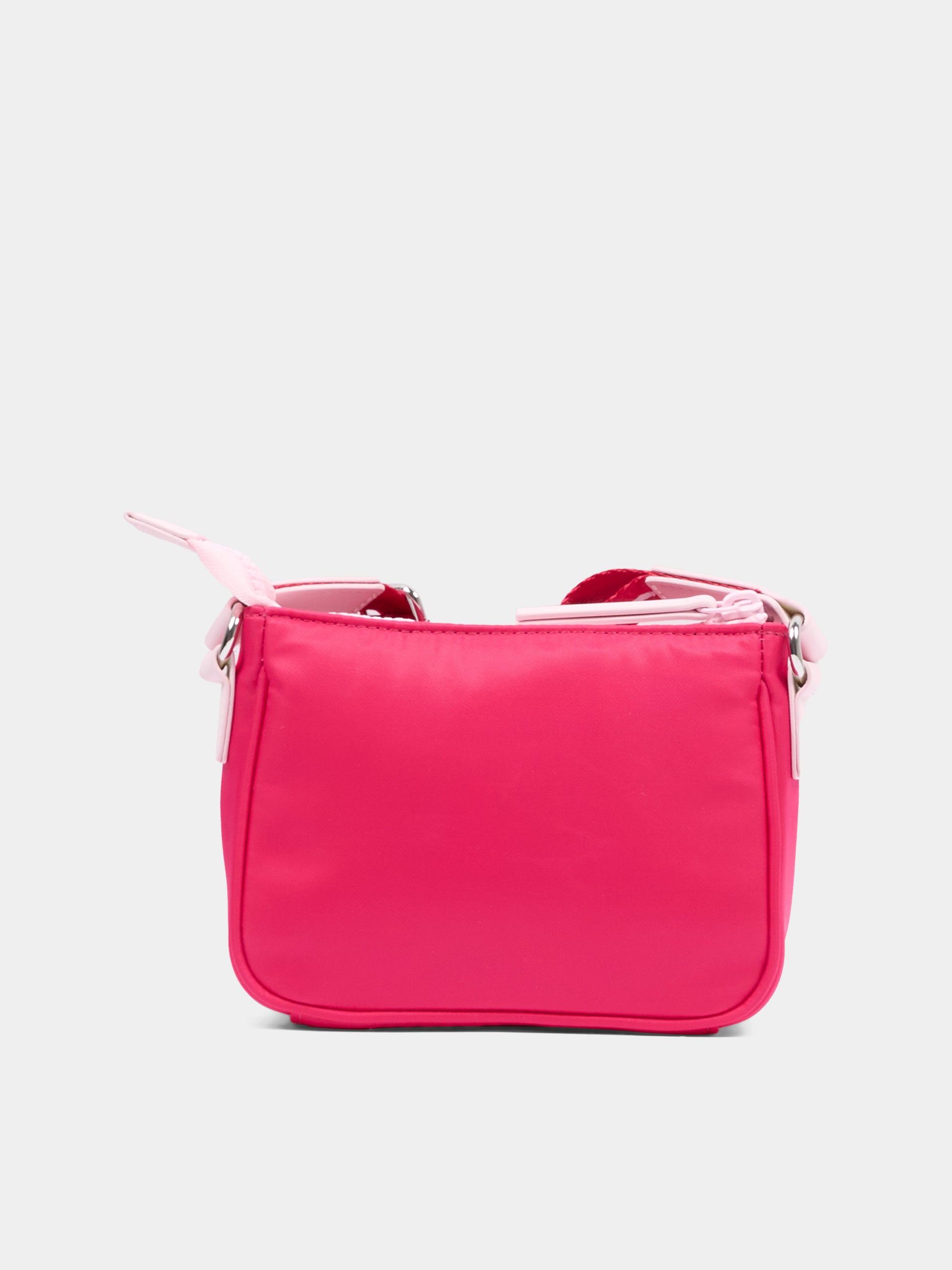 Borsa fucsia per bambina con logo di strass,Marc Jacobs,W60837 437