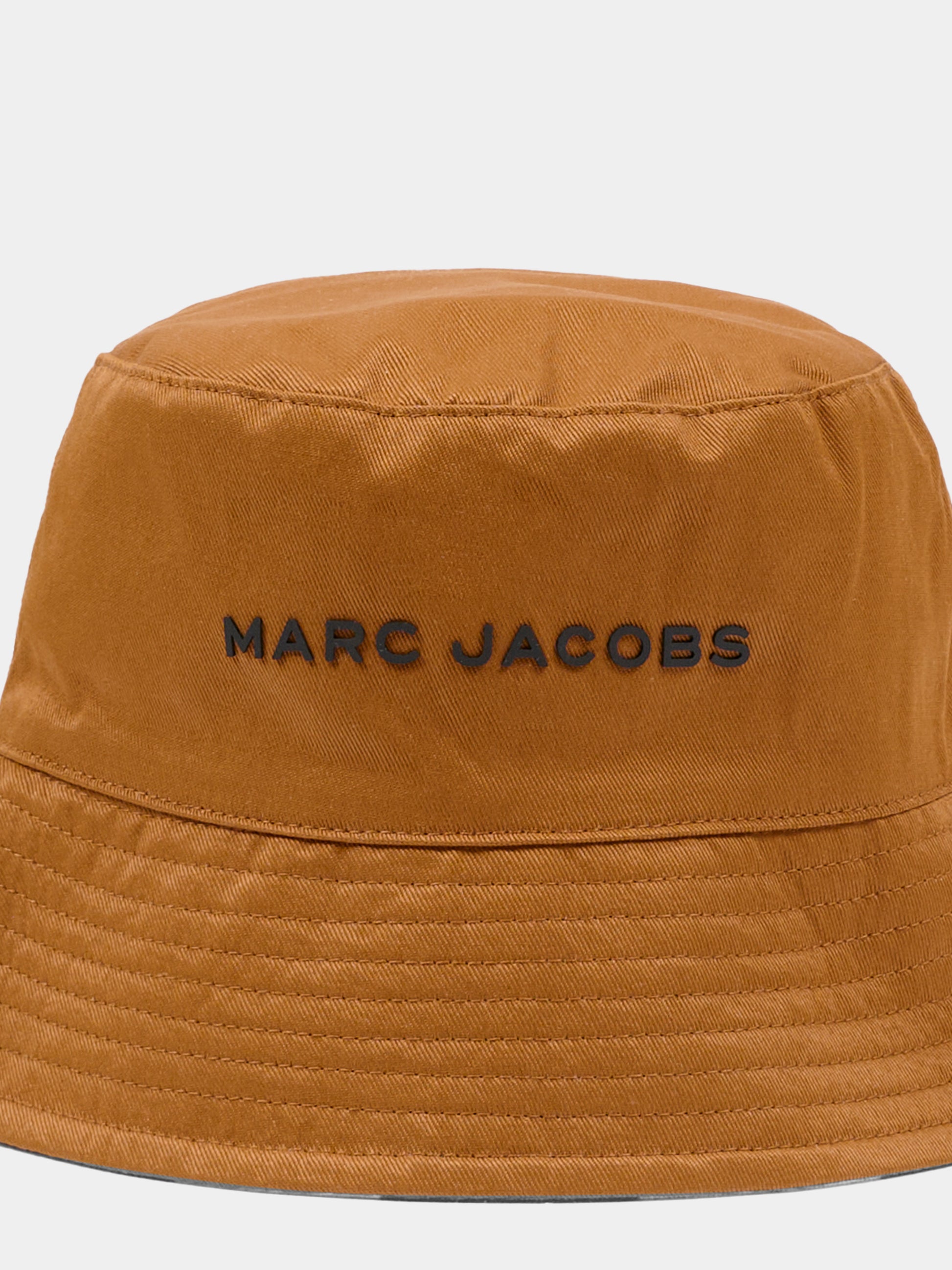 Cloche reversibile marrone per bambino con logo,Marc Jacobs,W60845 126