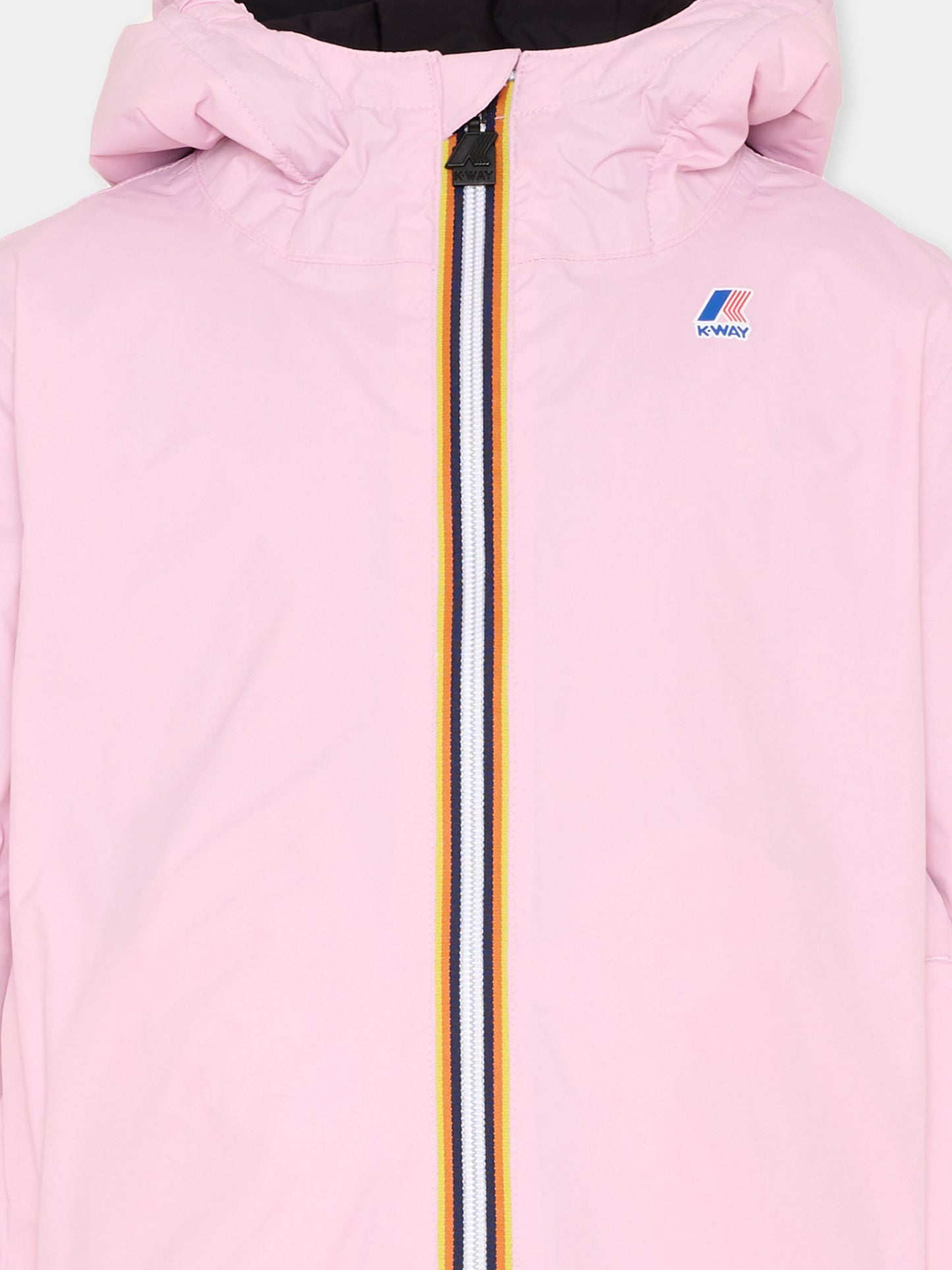 Giacca rosa Le Vrai 4.0 Claude Warm per bambina con logo,K-way,K7141FW V18