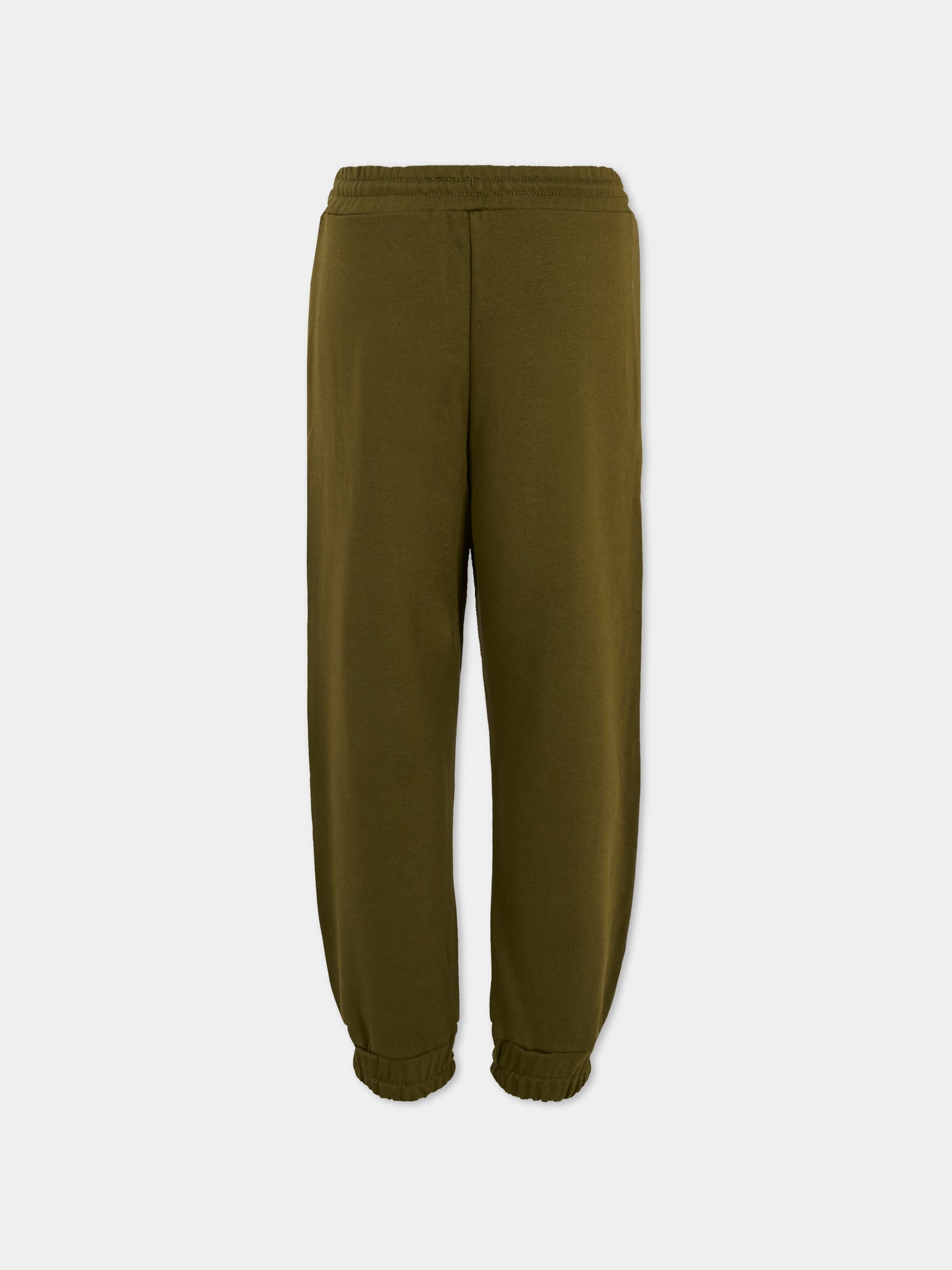 Pantaloni verdi per bambini con logo,N°21 Kids,N21615 N0154 0N514