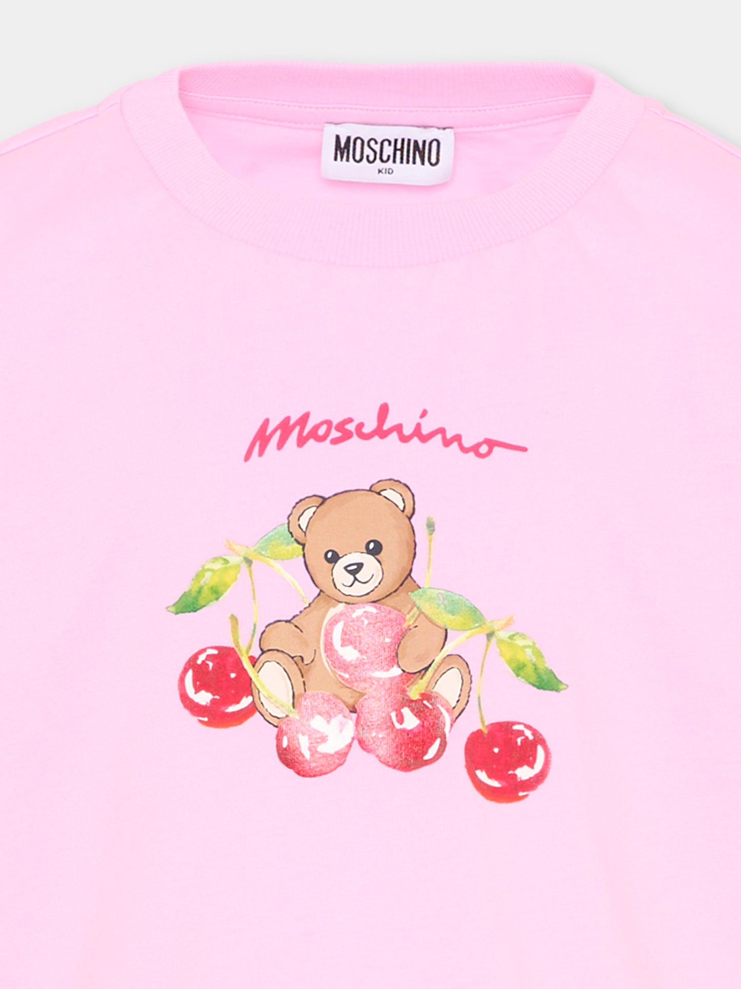 Completo sportivo multicolor per bambina con Teddy Bear,Moschino Kids,HDG01N LCA52 83688