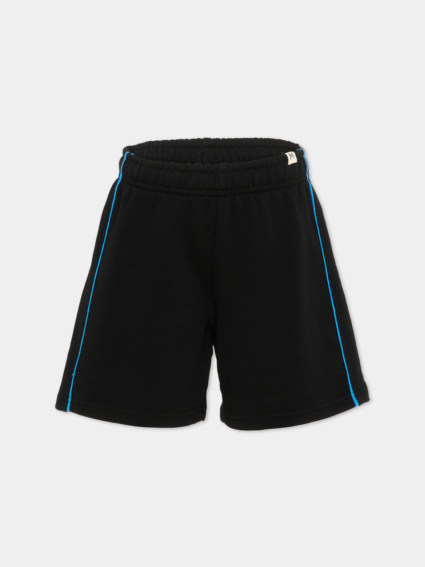 Shorts sportivi neri per bambini,Mini Rodini,1100033899