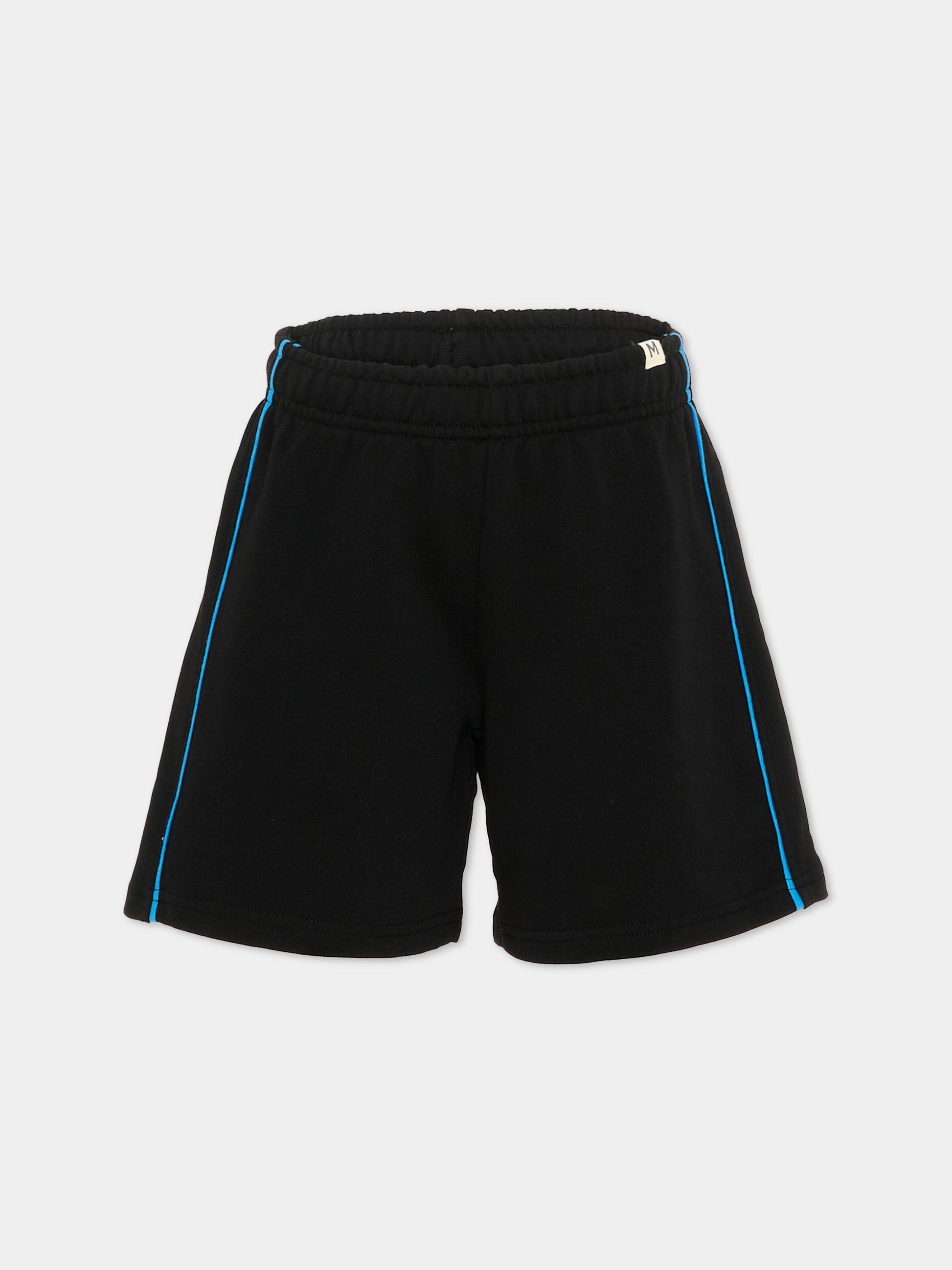 Shorts sportivi neri per bambini,Mini Rodini,1100033899