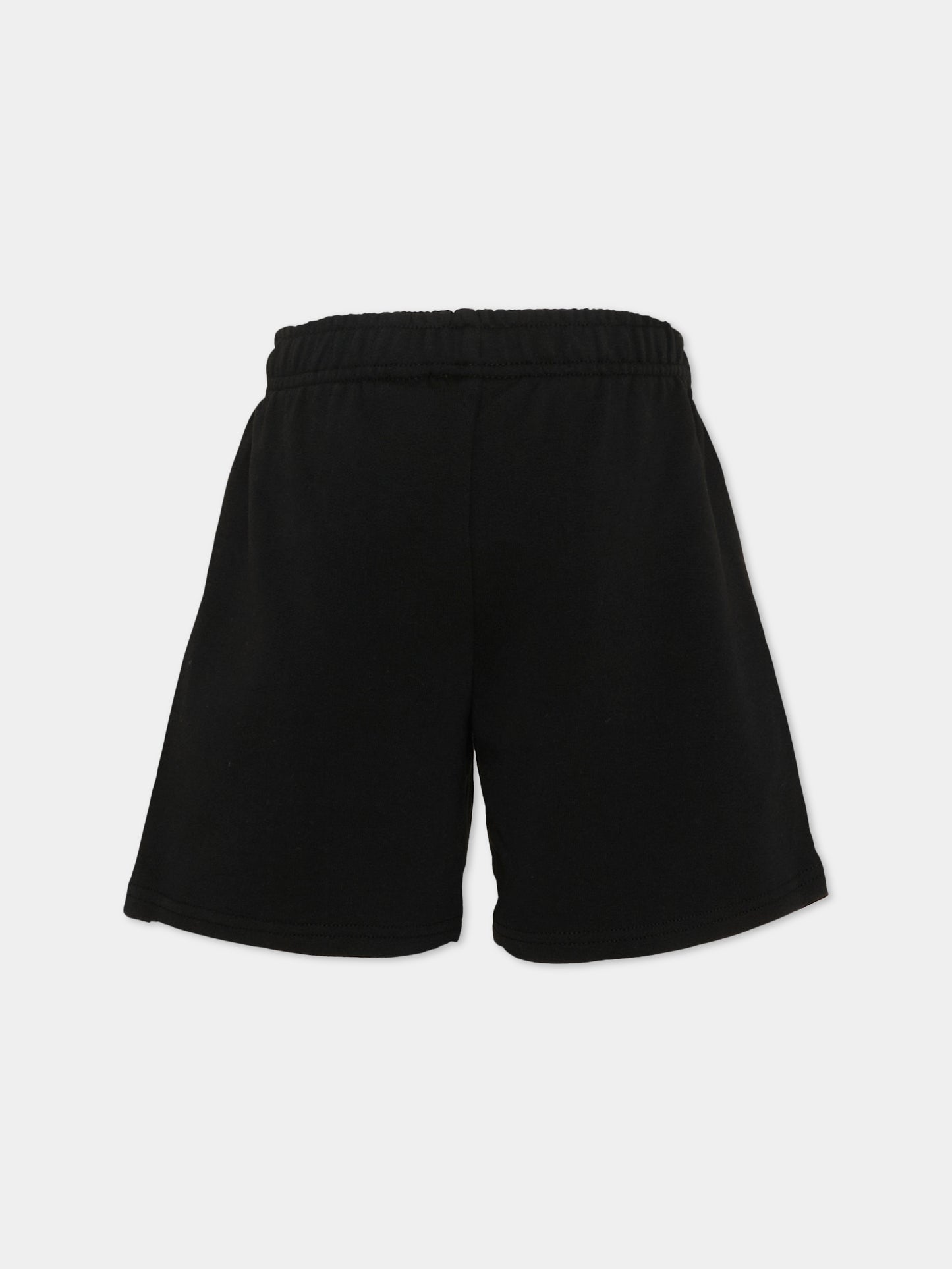 Shorts sportivi neri per bambini,Mini Rodini,1100033899
