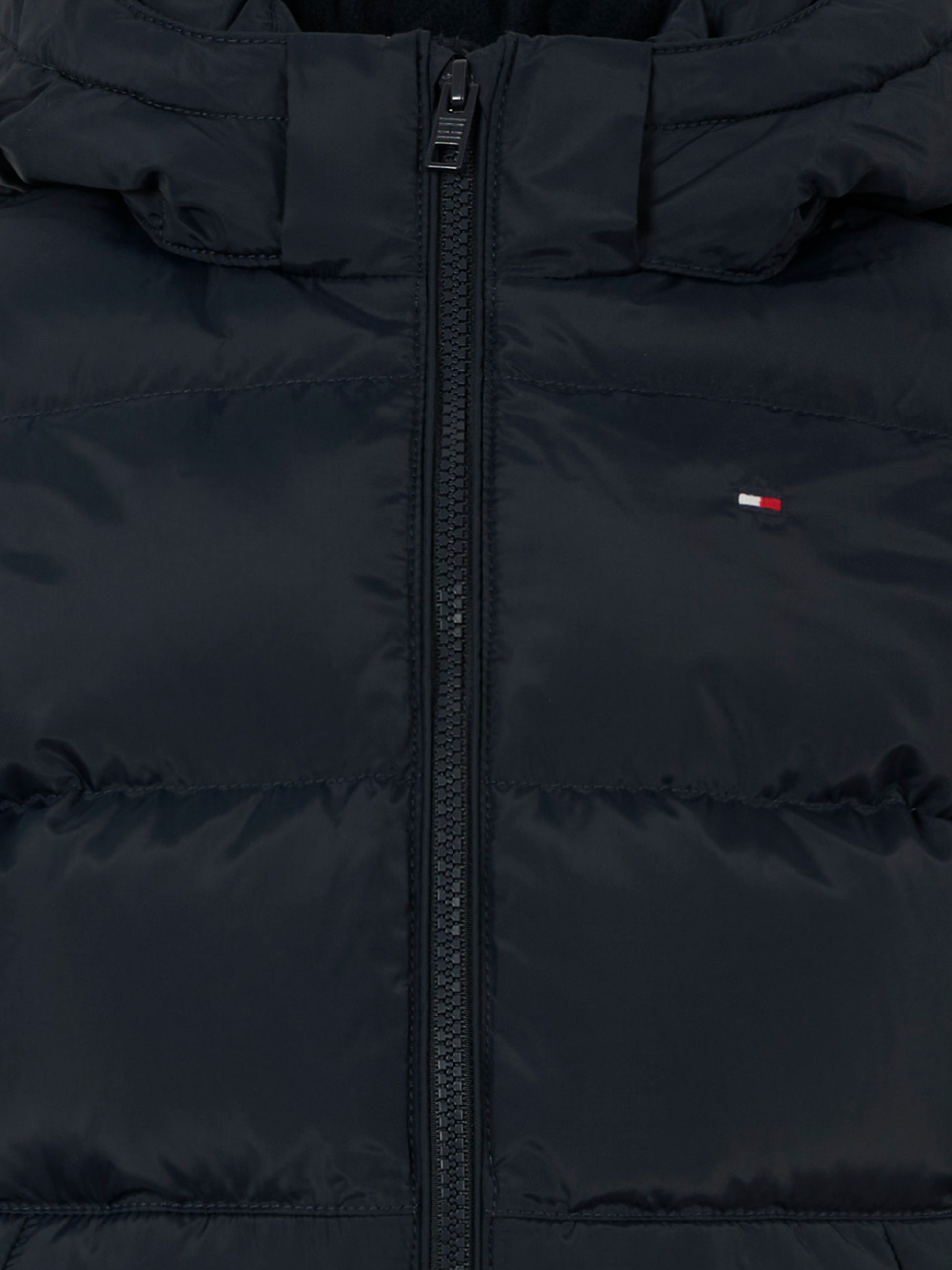 Piumino blu per bambini con logo,Tommy Hilfiger Junior,KB0KB08341 DW5