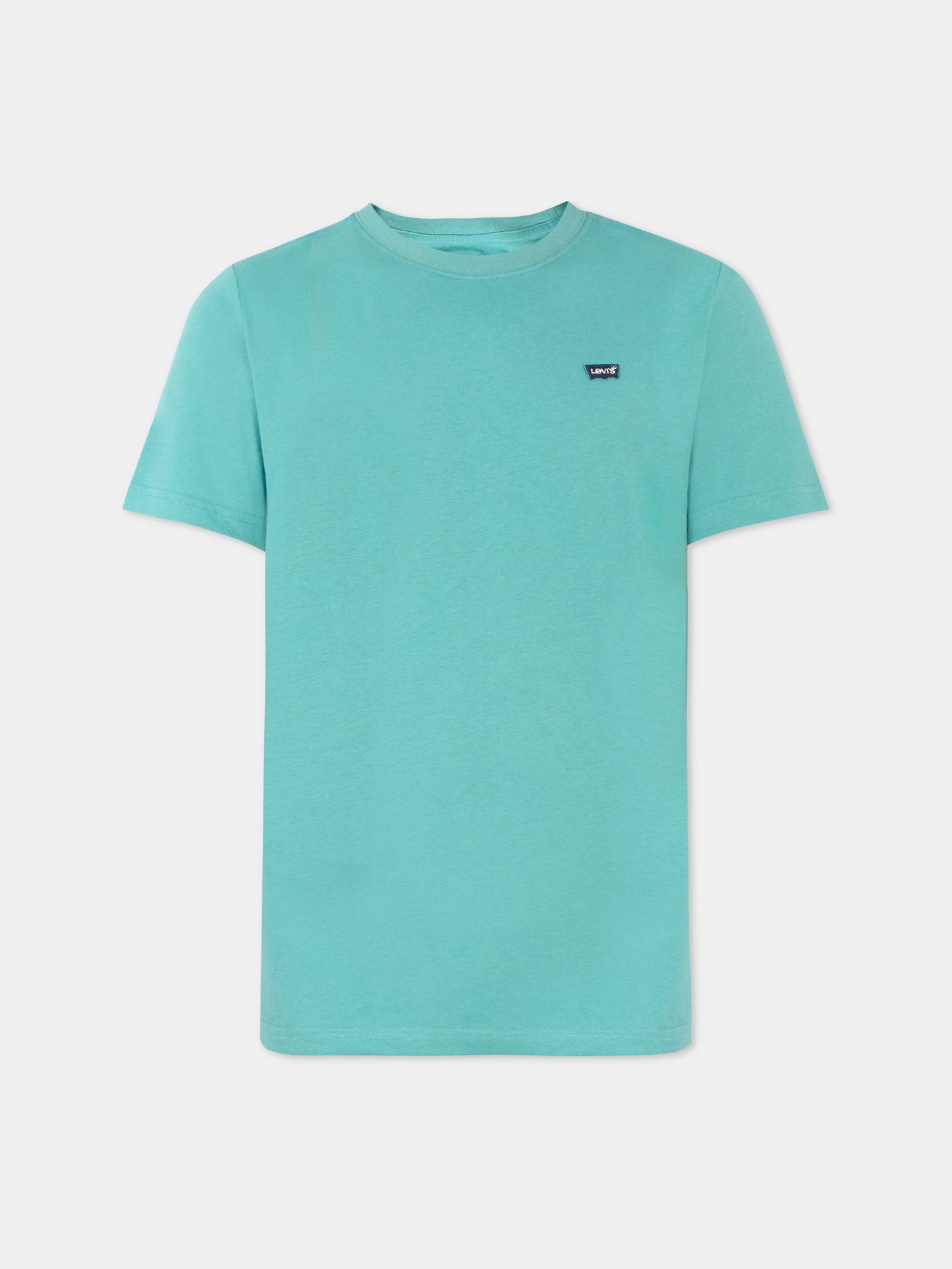 T-shirt verde per bambini con patch,Levi's Kids,9EA100 UAK