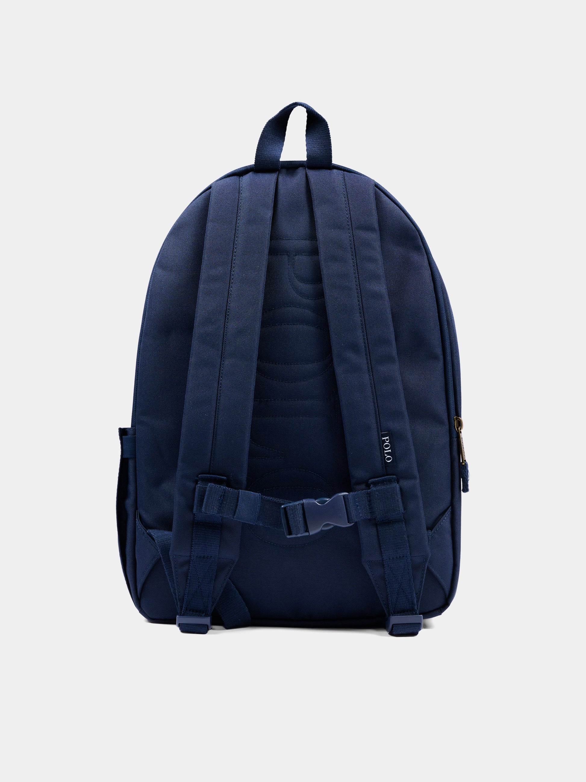 Zaino blu per bambini con logo,Ralph Lauren Kids,9AR151 BCV