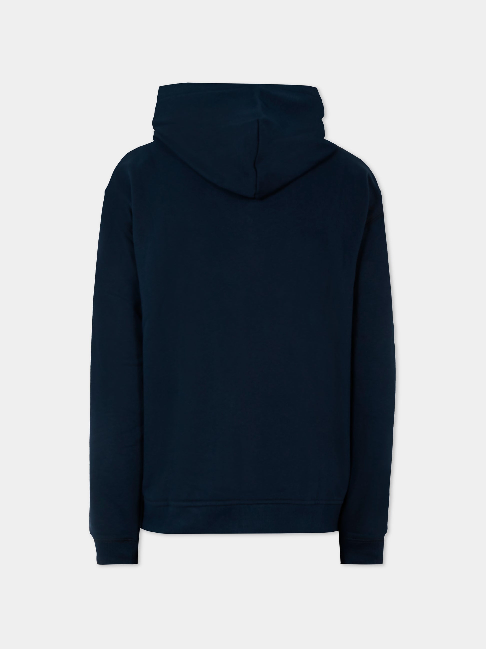 Felpa blu per bambini con patch logo,Tommy Hilfiger Junior,KB0KB09314 C1G