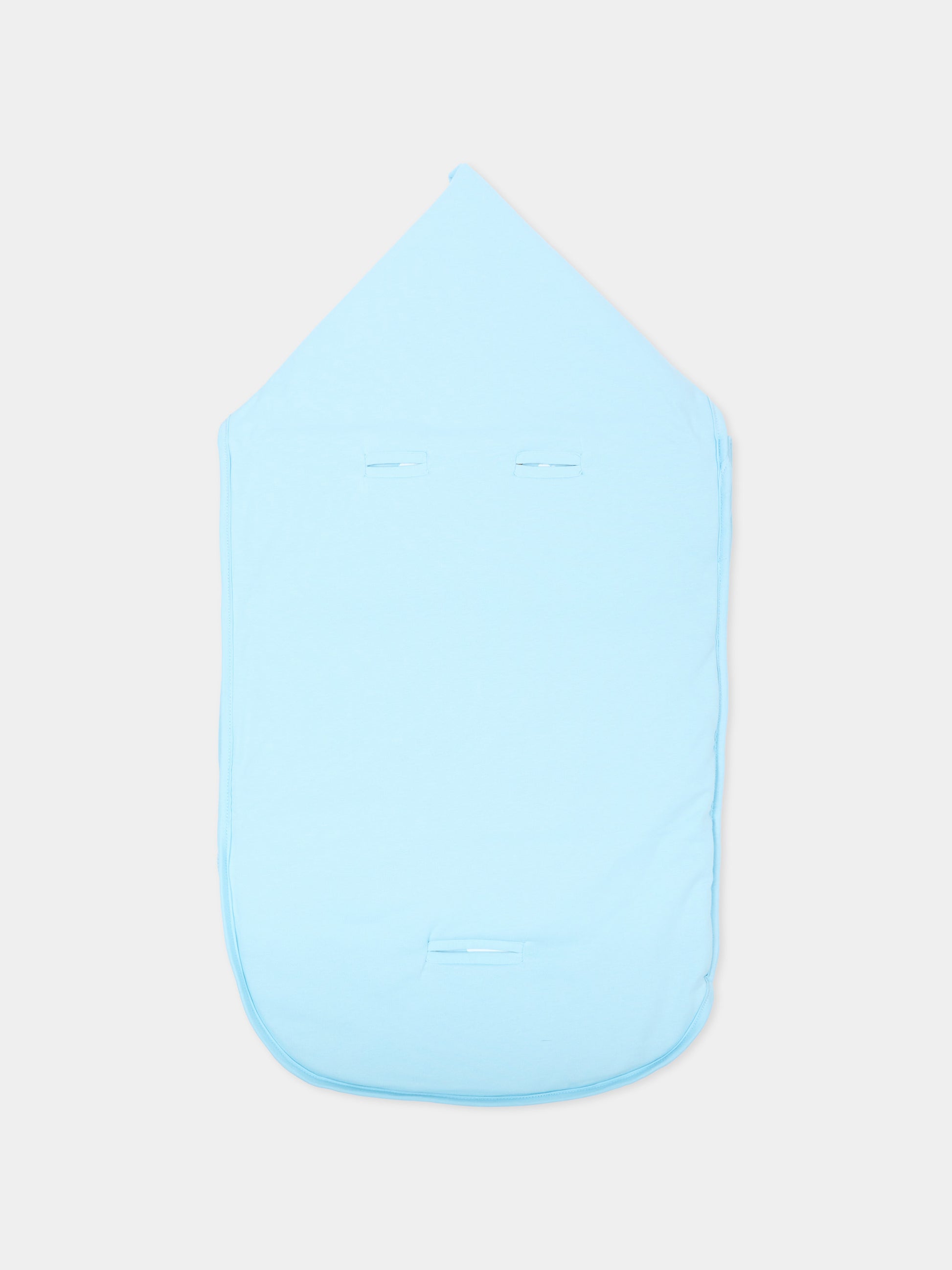 Sacco nanna celeste per neonato con Teddy Bear,Moschino Kids,MOE00P LCA19 40304