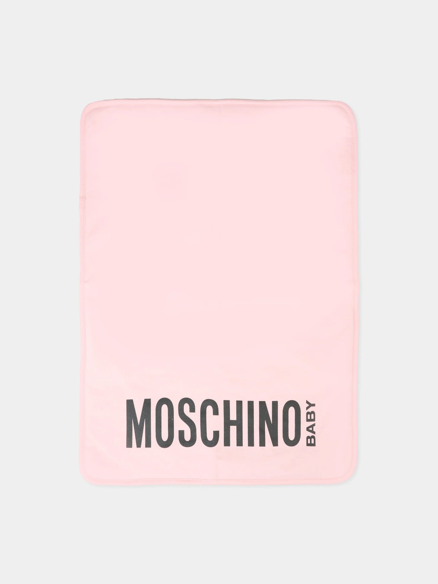 Borsa mamma rosa per neonata con Teddy Bear e logo,Moschino Kids,MUX05V LCA19 50209