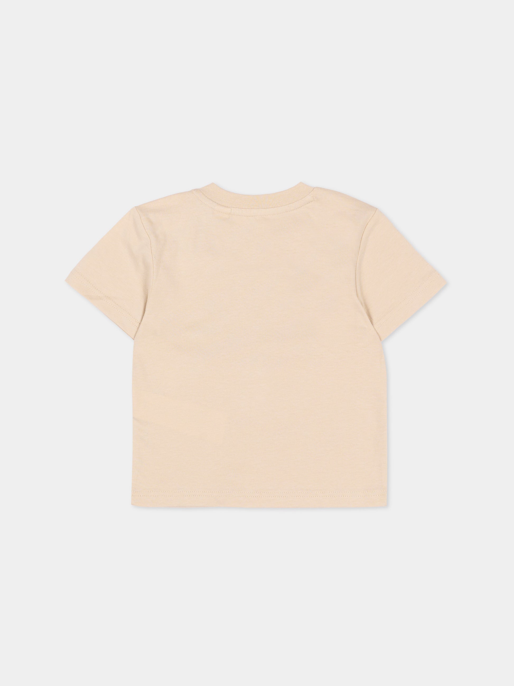 T-Shirt multicolor per neonato con logo,Timberland,T60856 805