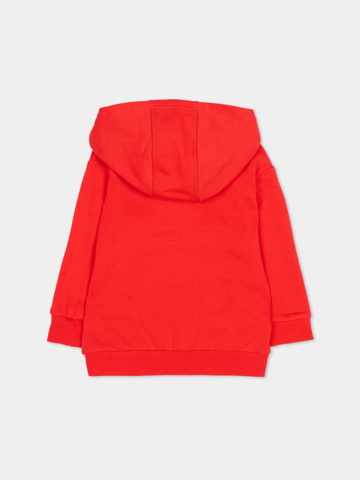 Felpa rossa per neonato con logo,Timberland,T60867 97E