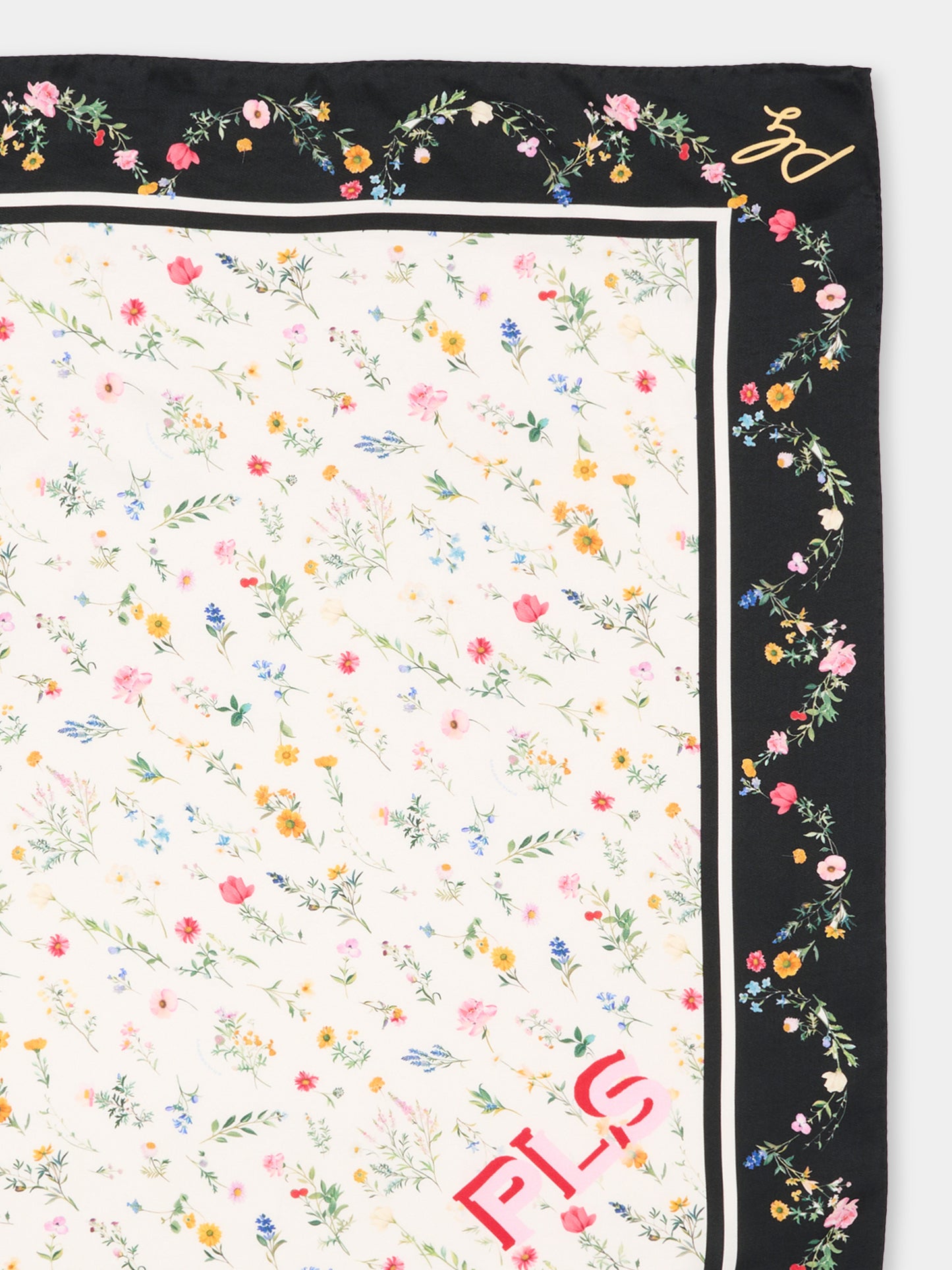 Foulard multicolor per bambina con fiori,Philosophy,I9G003 - 7758 - 0084
